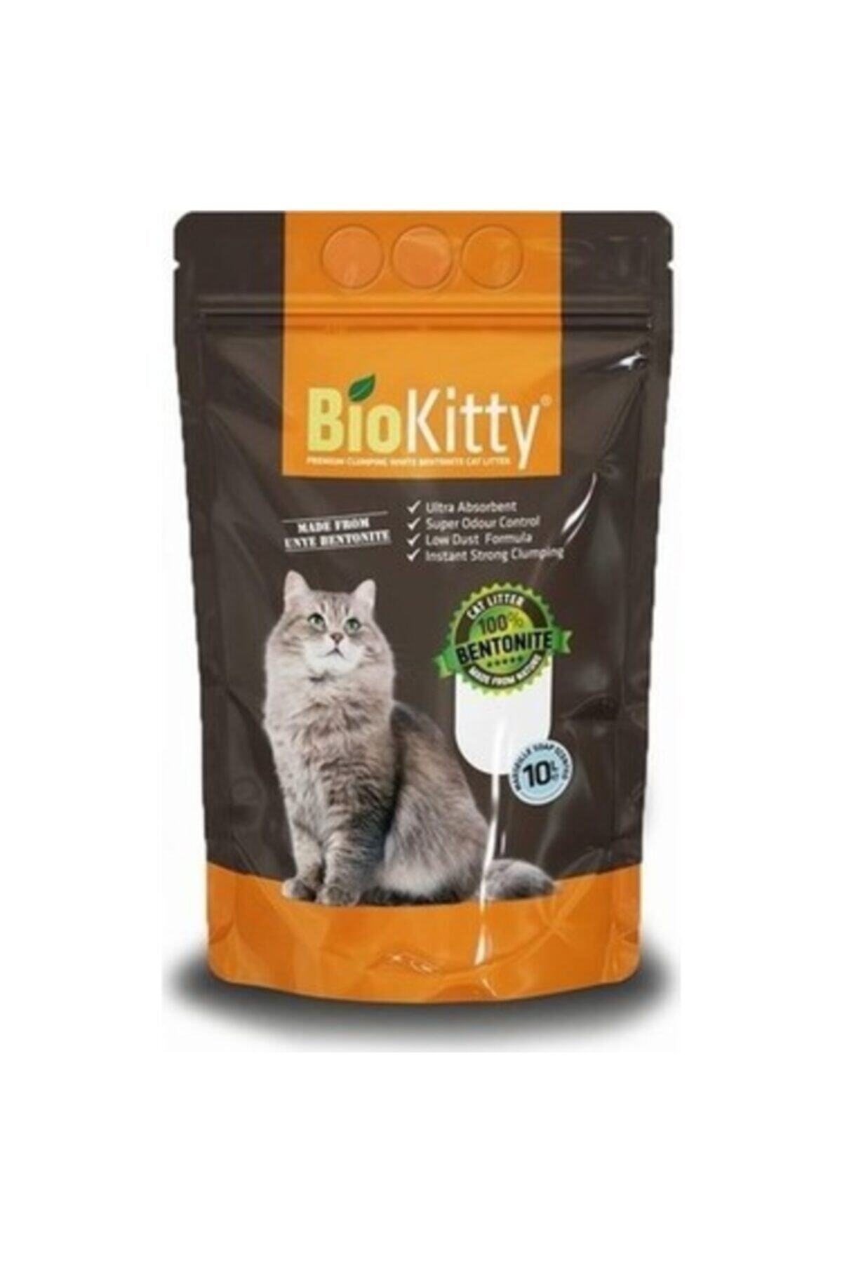 BioKitty Marsilya Sabunlu Kalın Taneli Kedi Kumu 10lt