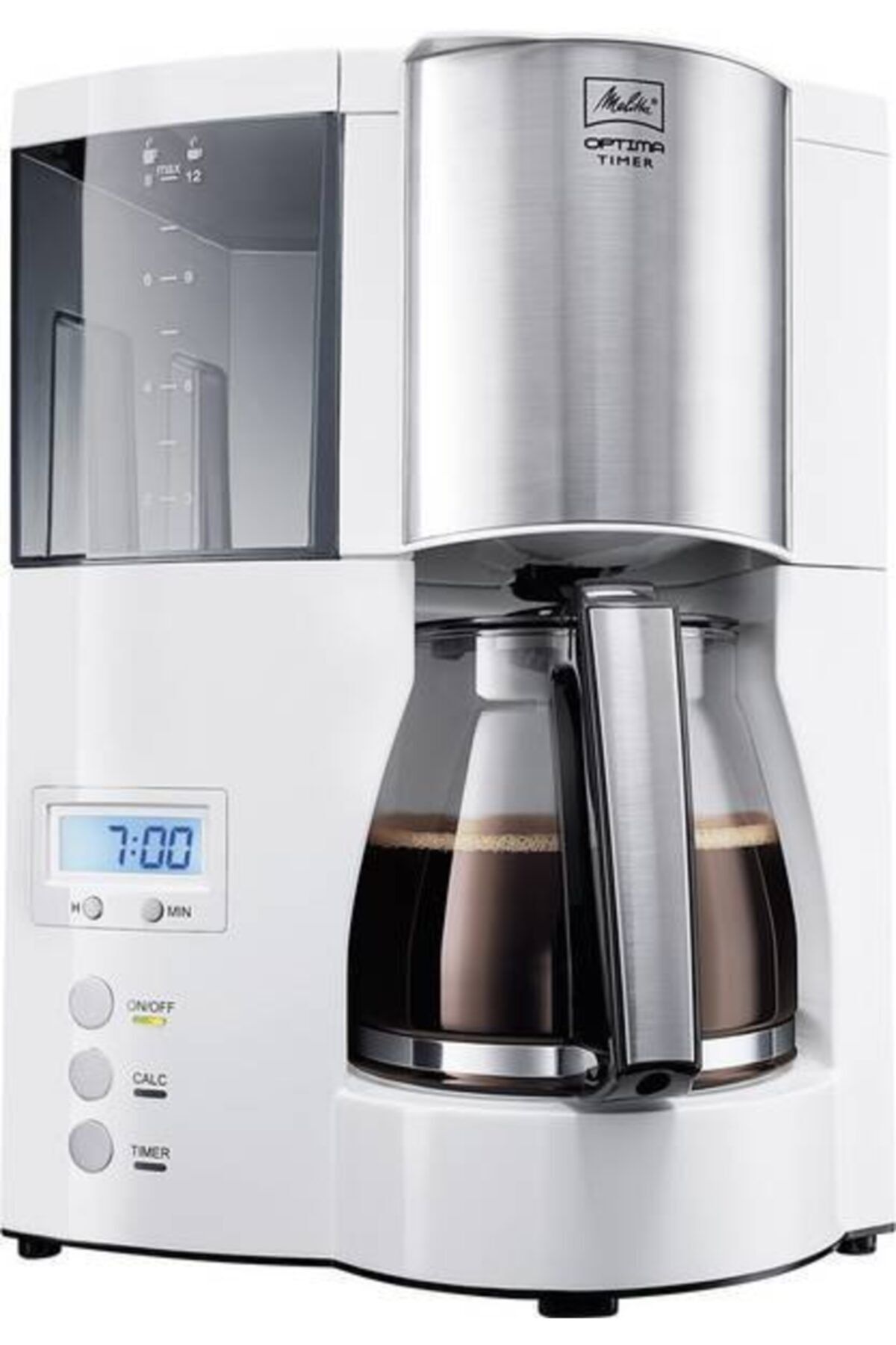 melitta Optima Timer Zaman Ayarlı Filtre Kahve Makinesi Beyaz