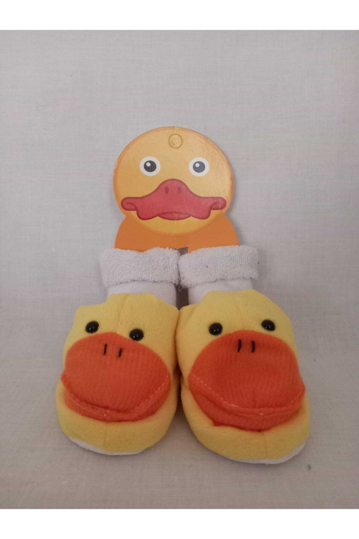 AYBERA Civcivli Sarı Bebek Patik