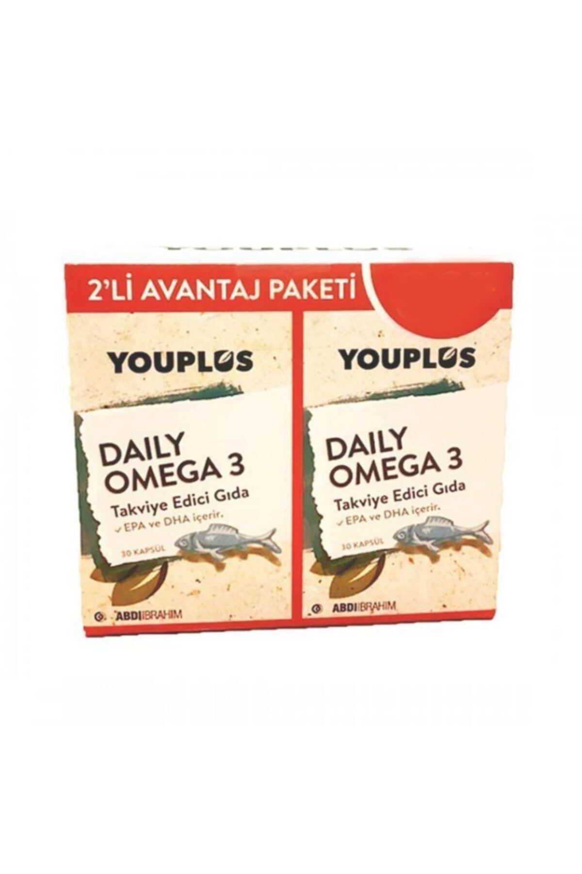 Youplus Daily Omega-3 30 Kapsül - 2 Al 1 Öde