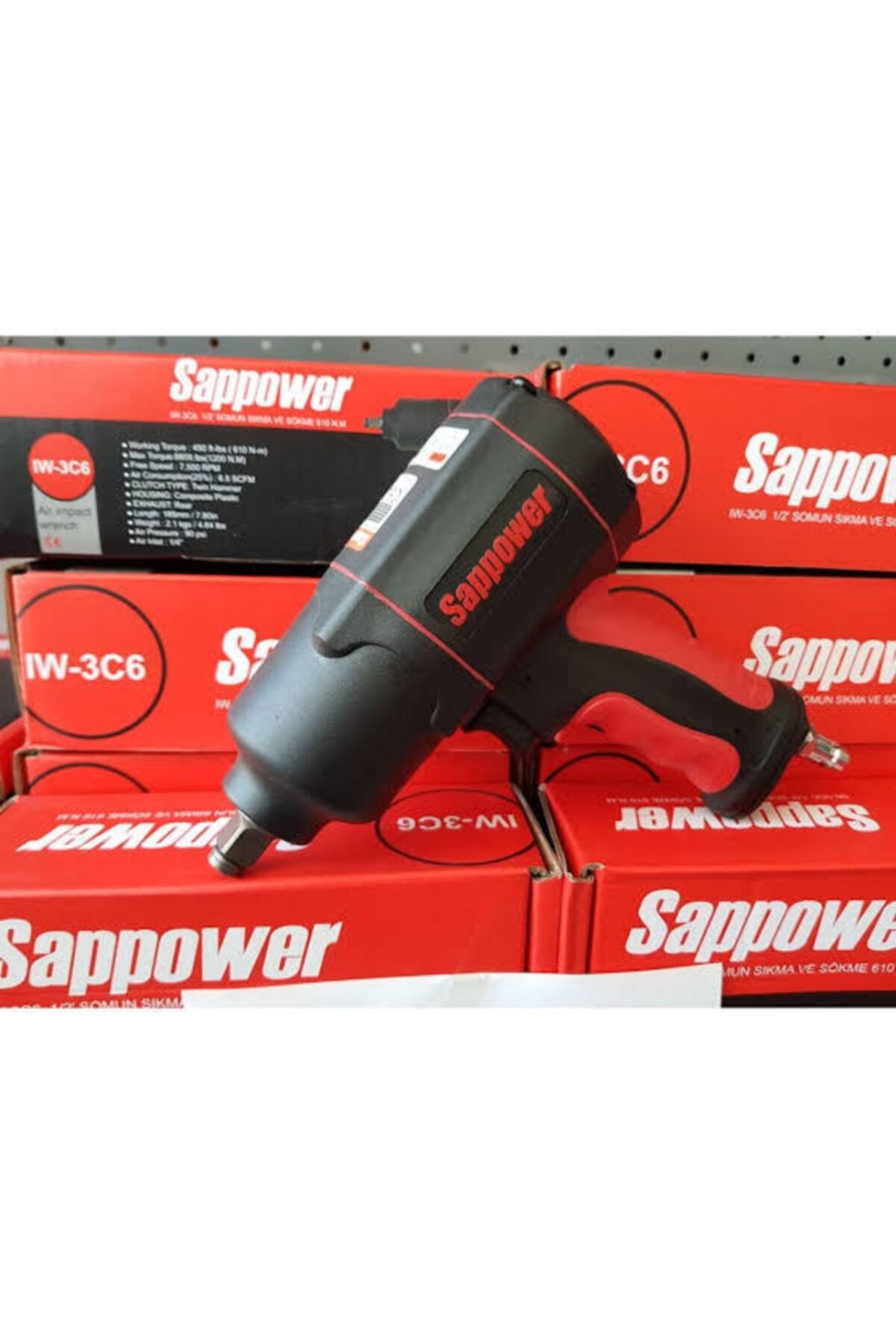 SAPPOWER Iw-3c6 1/2 Havalı Somun Sökme