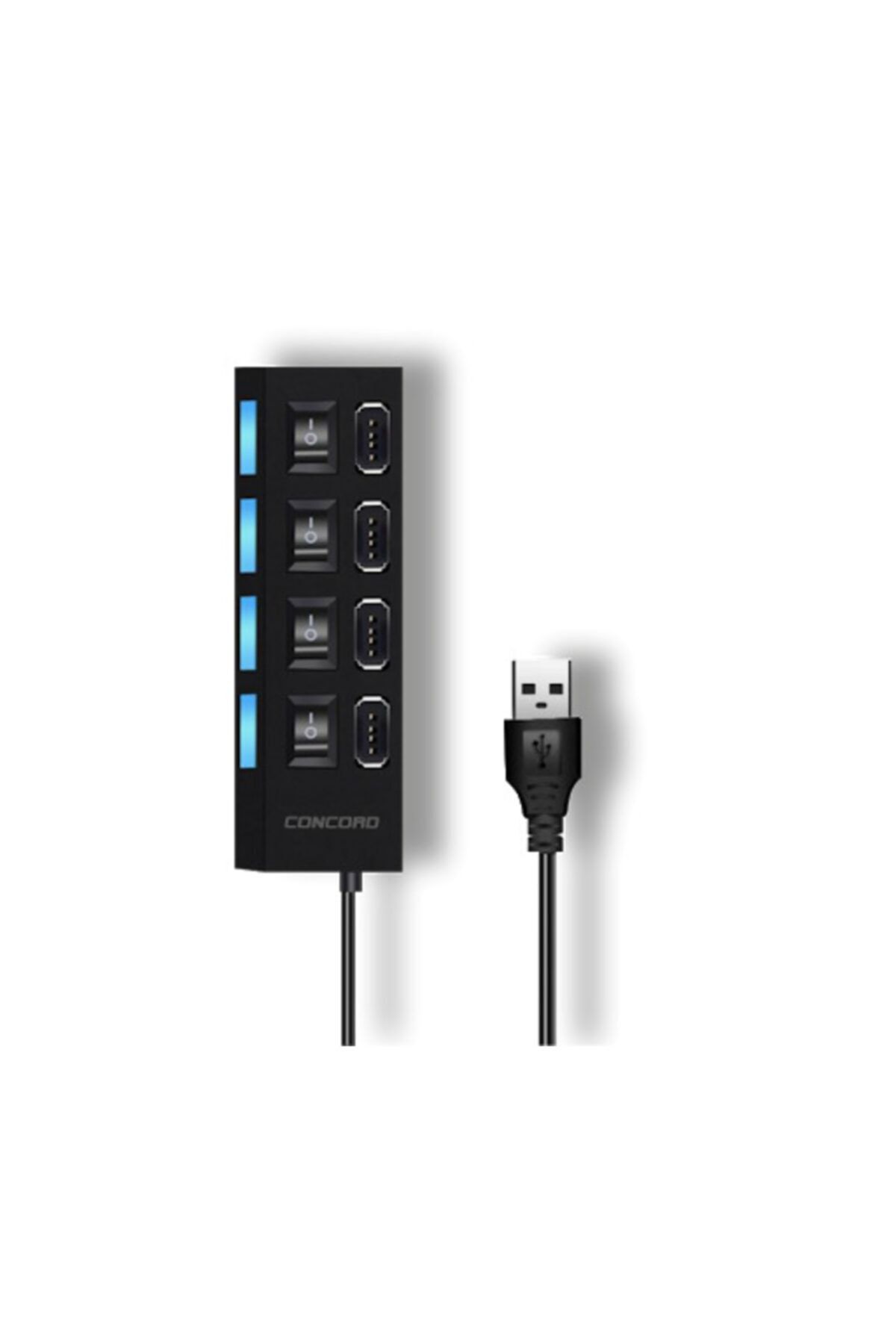DTS Teknoloji C-852 4 Port Çoğaltıcı 2.0 Usb Çevirici Çoklu Switch