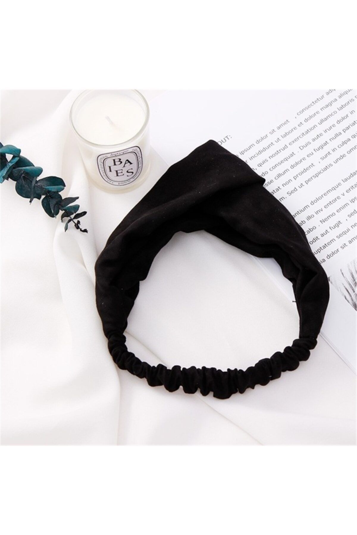So Much Accesories So Much Nubuk Düğümlü Arkası Lastik Saç Bandı Bandana