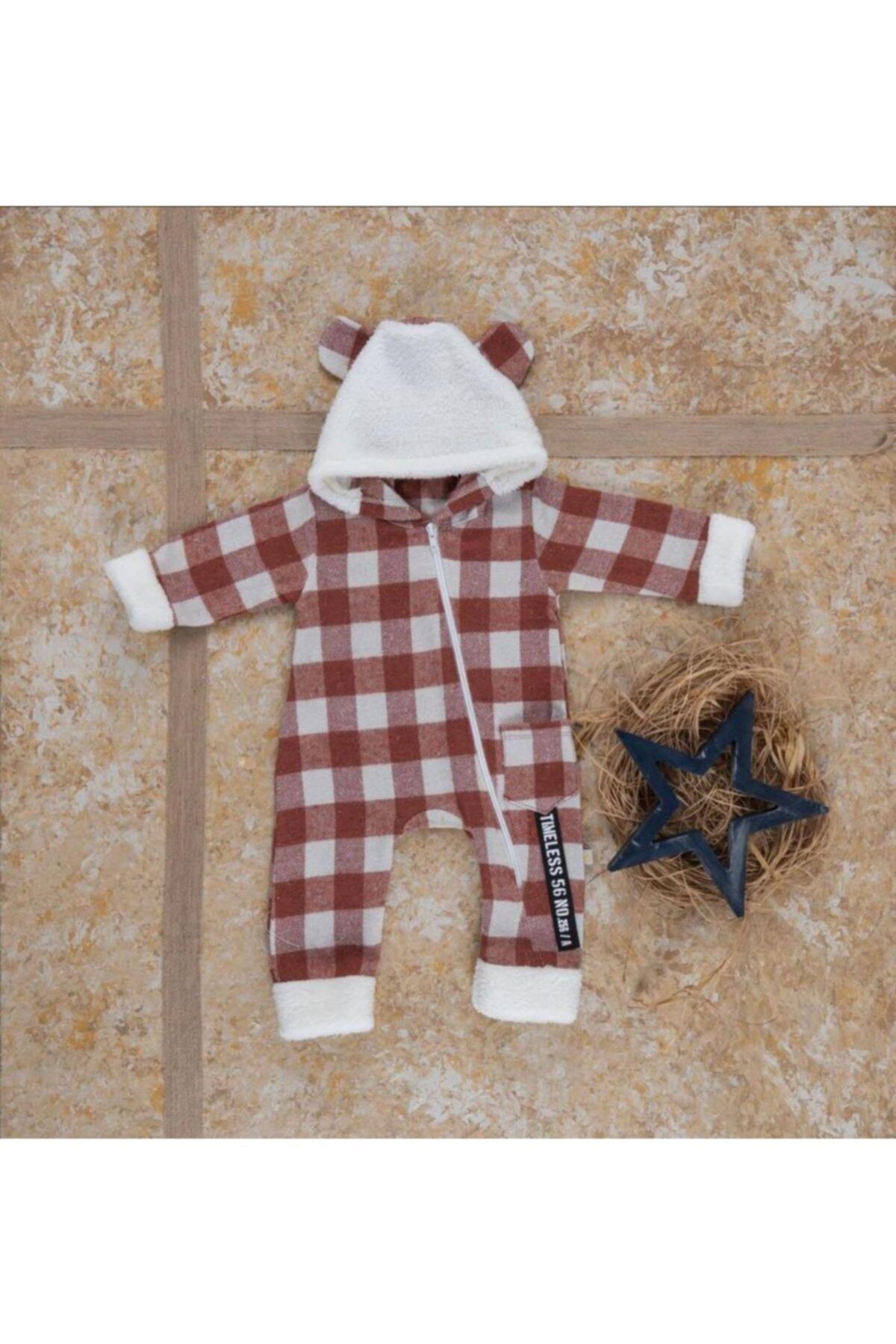 BOBİŞKO BABY Ekose Oduncu Tulum