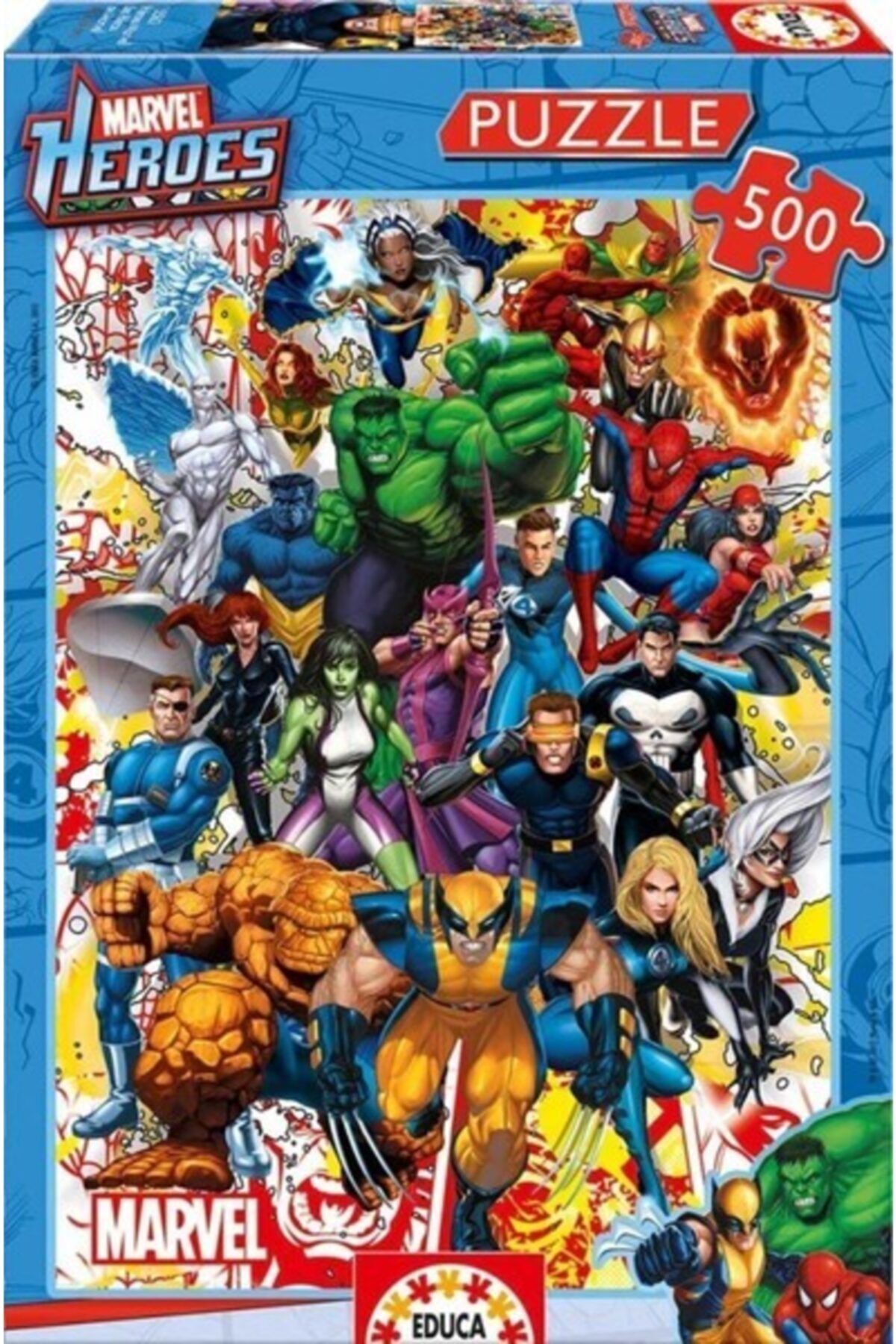 EDUCA Puzzle 500 Parça Marvel Hereos 15560