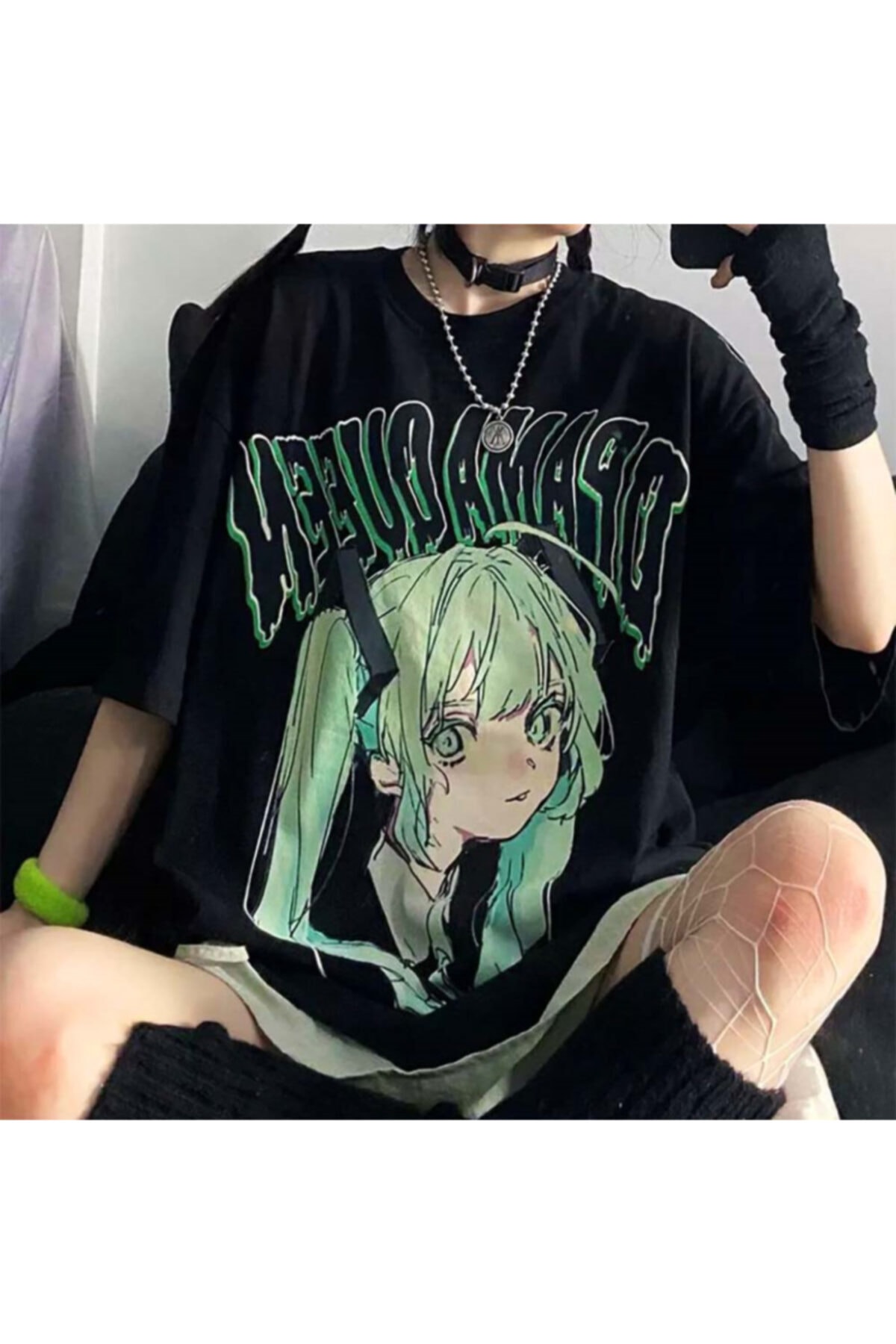 Köstebek Anime Harajuku Gothic Cool Girl Unisex T-shirt
