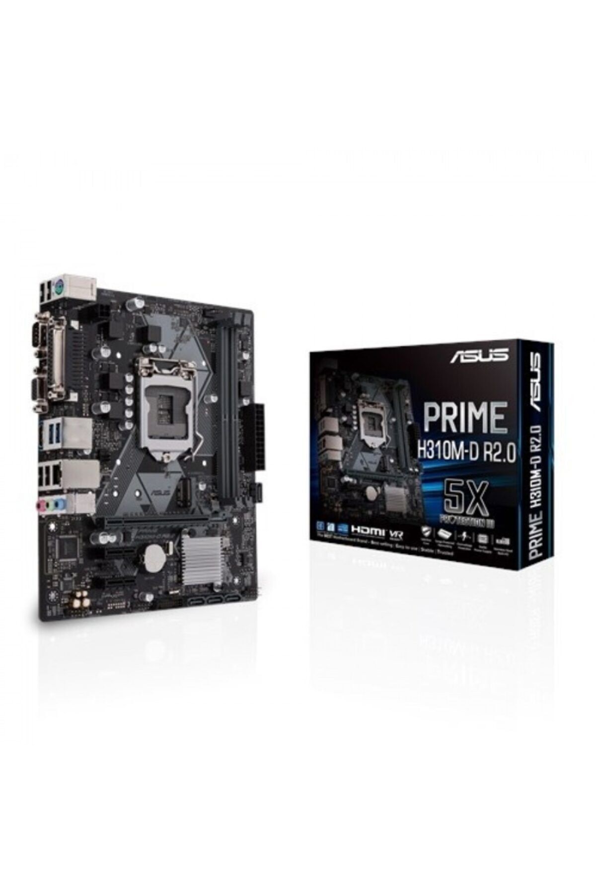 ASUS Prıme H310m-d R2.0 Ddr4 Sata3 M2 Sata Hdmı Pcıe 16x V3.0 1151p V2 Matx Paralel-seri Port