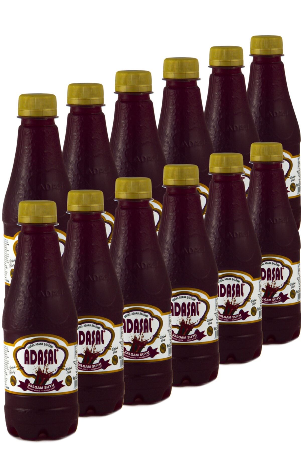 adaşal Adana'dan Şalgam Suyu Acılı 330 Ml 12 Adet Pet Şişe