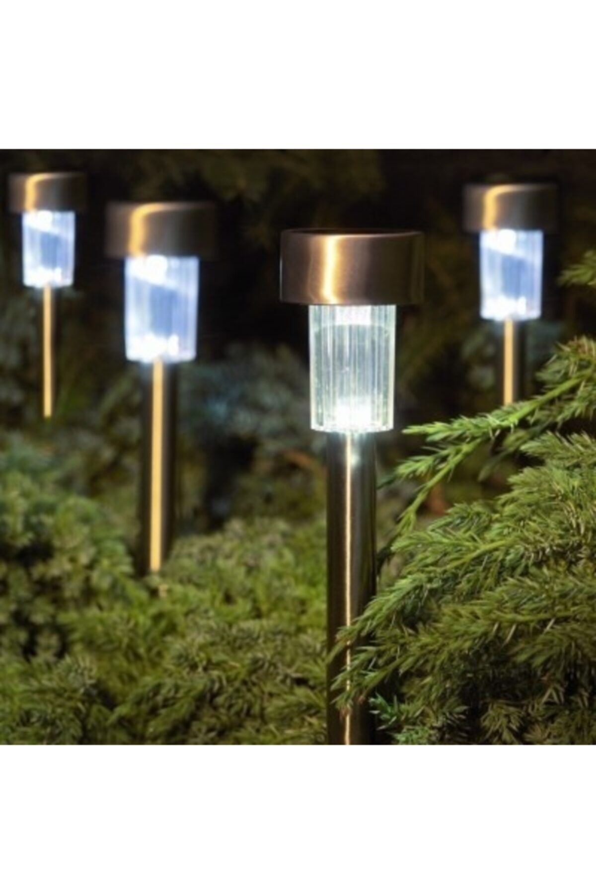 elexx Solar Güneş Enerjili Bahçe Lambası 10 Lu Set Metal Gövdeli