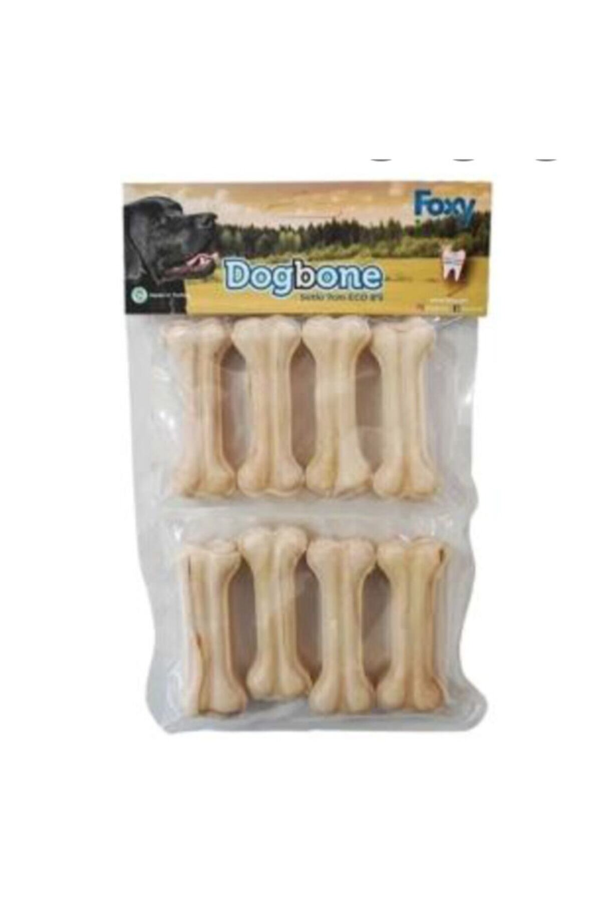 Foxy Pres Kemik 7 Cm Xs Boy 8'li Paket Sütlü