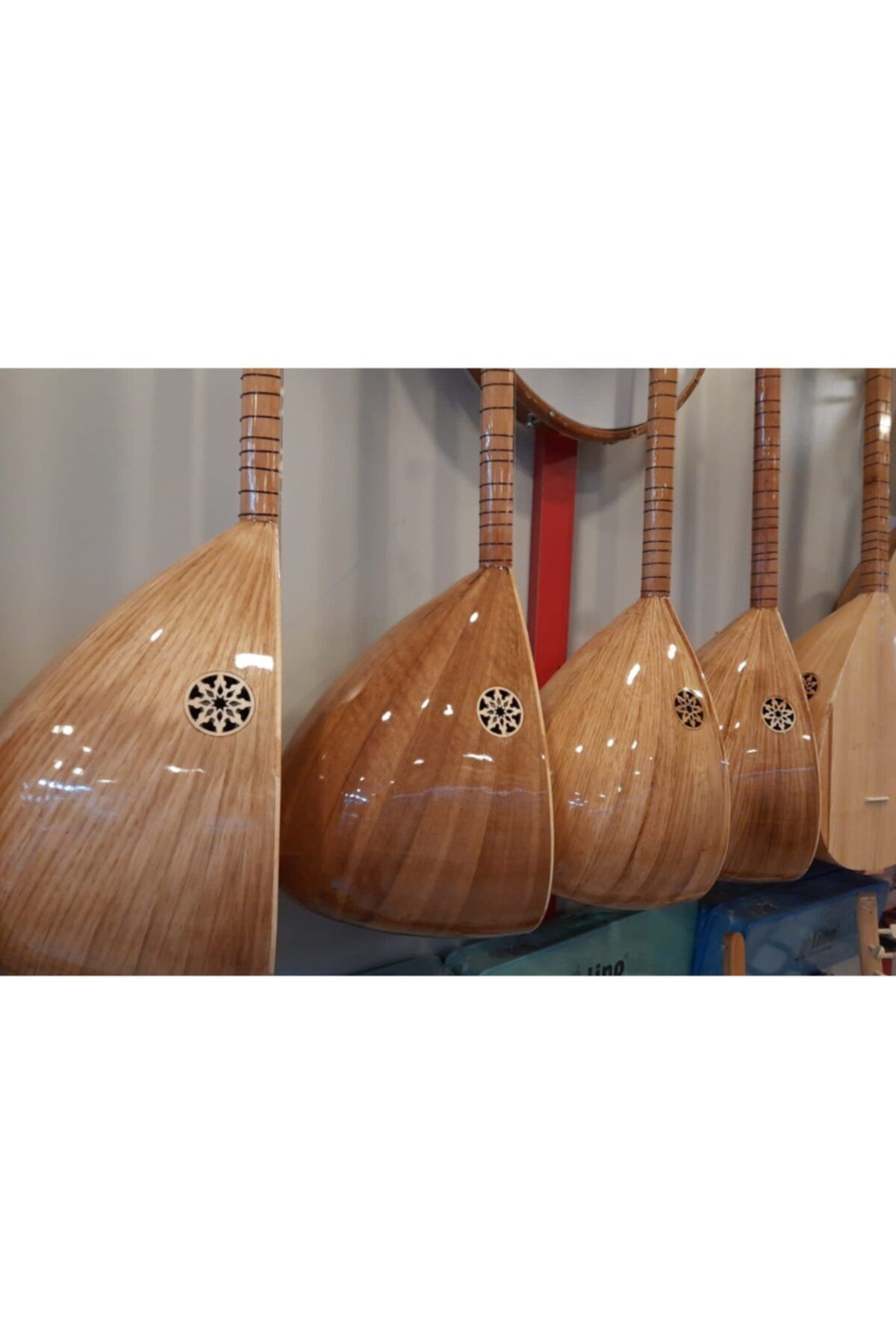 LORE Saz Bağlama Dut Uzun Sap (Kılıf+yedek Tel+eğitim Vcd+mızrap) Yeni Başlayanlara Maxi Set