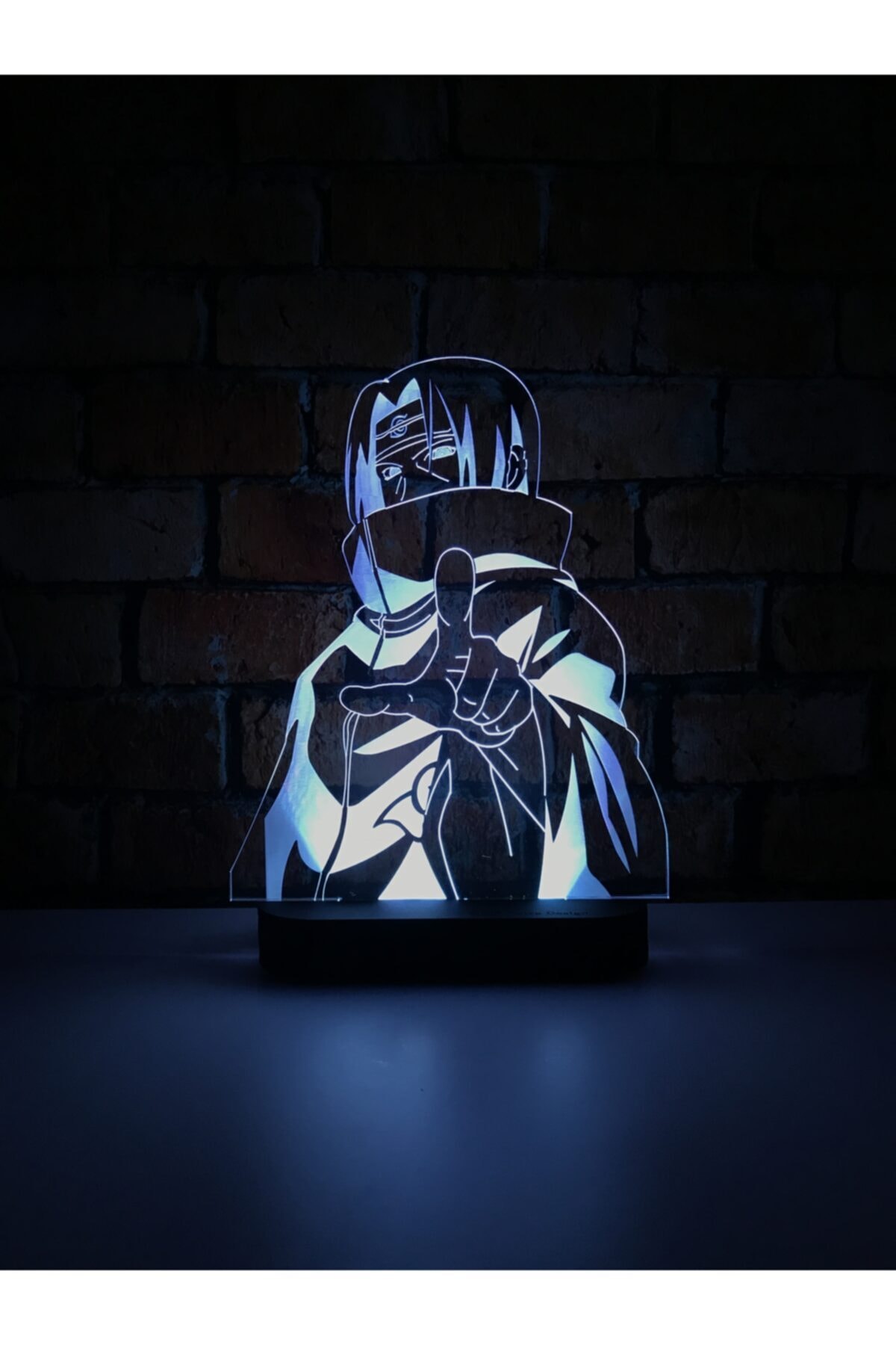 PETRADESIGN Naruto Masa Lambası, Itachi Uchiha Gece Lambası, Uchiha Lamba