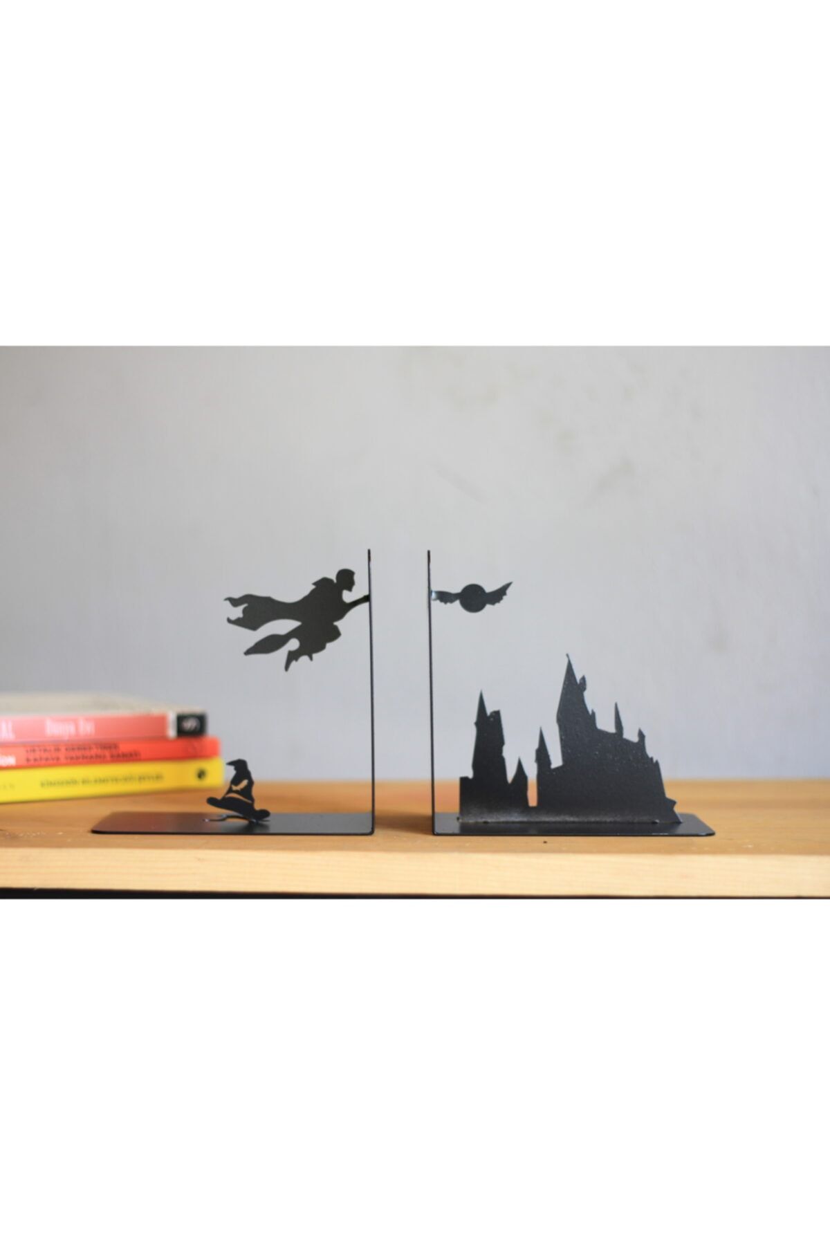 makerzonex Harry Potter Kitap Desteği / Kitap Tutucu / Bookend / Kitap Tutacağı / Kitap Durdurucu