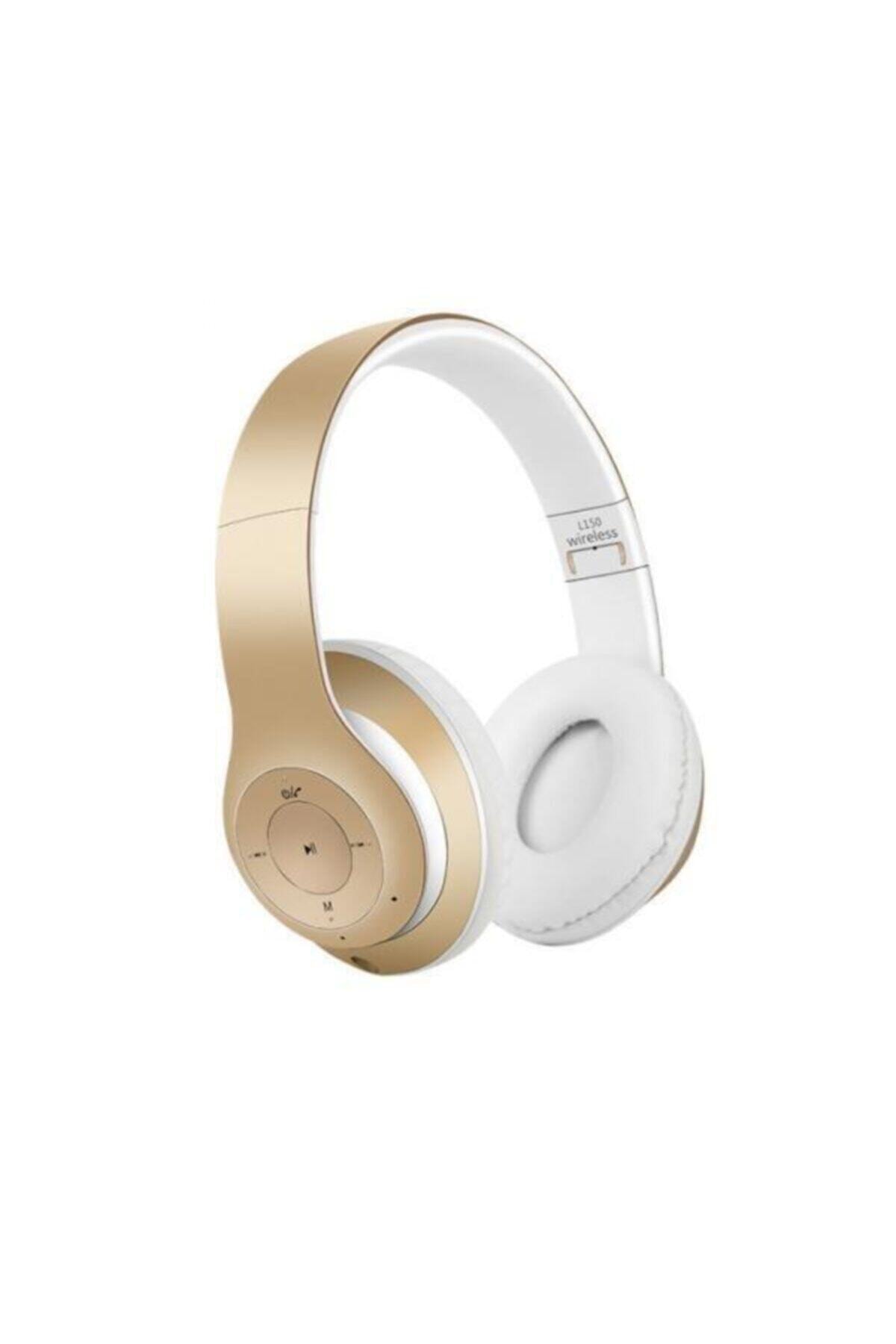 MASTEK Extra Bass Bluetooth 5.0 Kulaklık L150 - Gold