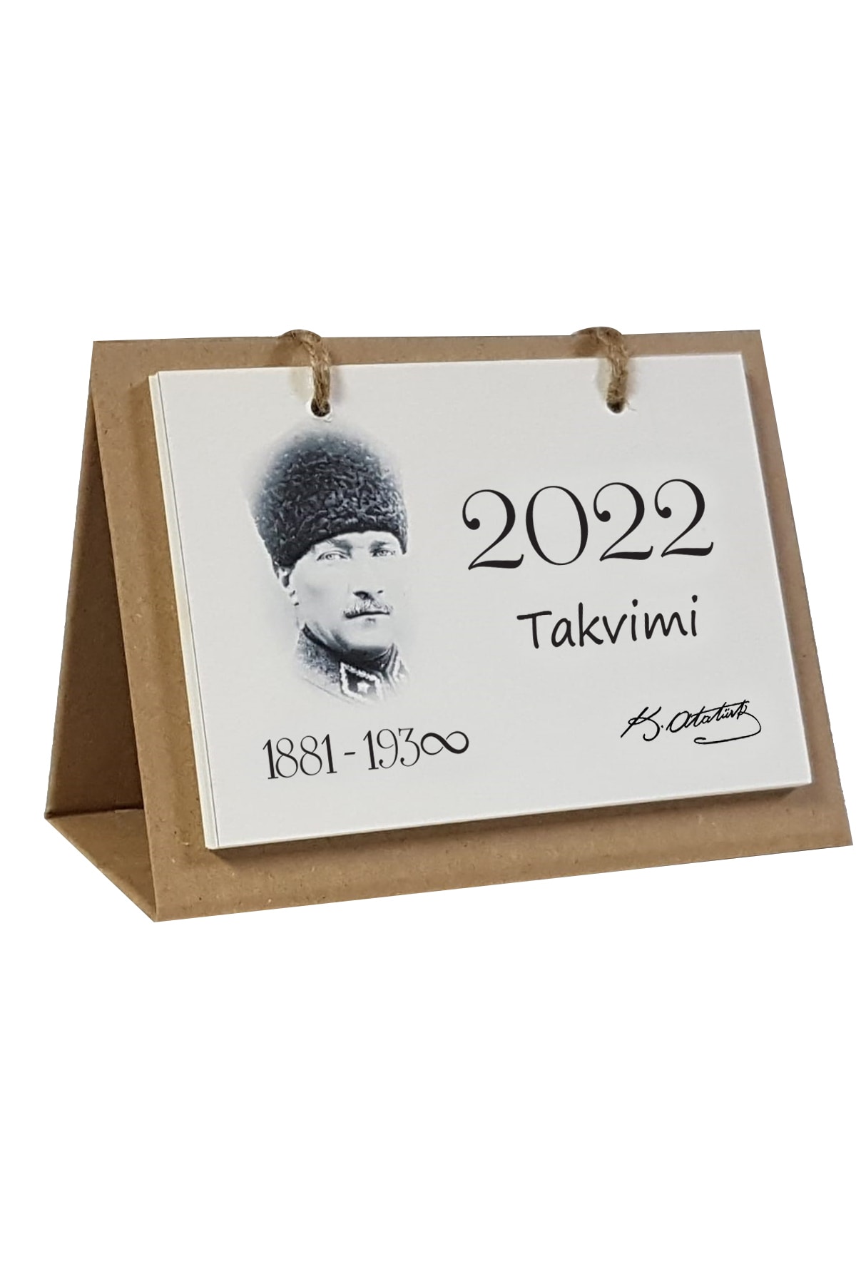 cabuk baskı Atatürk Masa Takvimi 2022 Takvim 2022