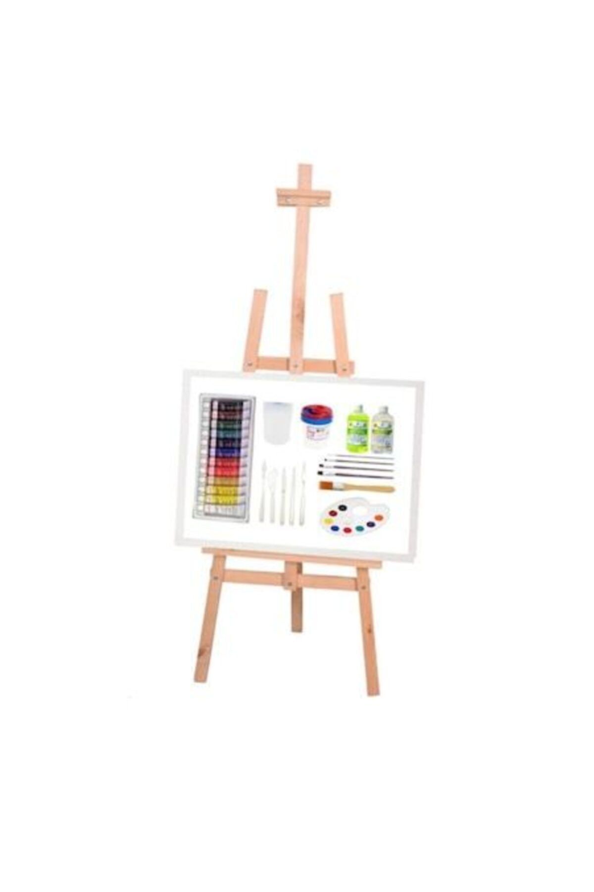 Art Picasso Yağlı Boya Başlangıç Seti Ahşap Şövale