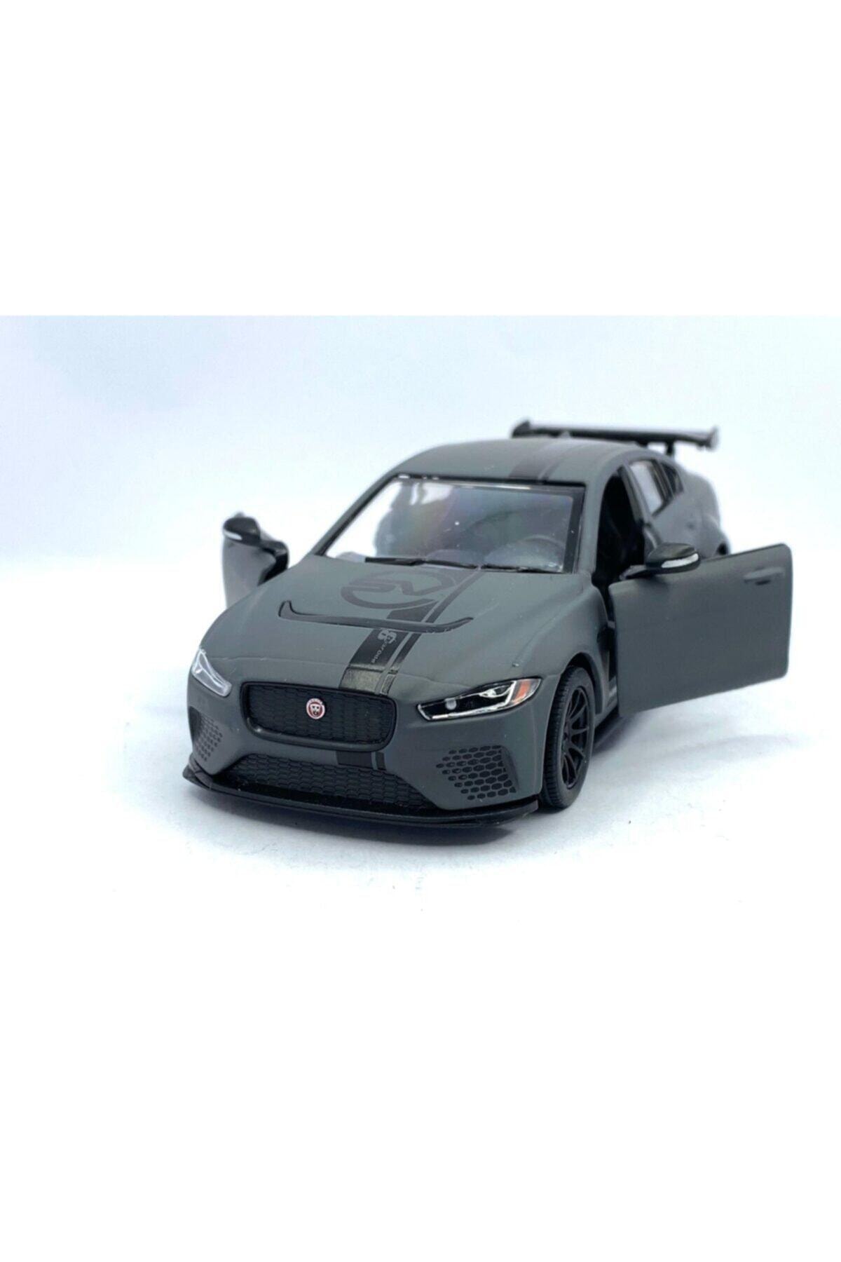 Ucuzkervan Çek Bırak Jaguar Xe Sv Project 8 ( Desenli Mat Gri ) Oyuncak Araba
