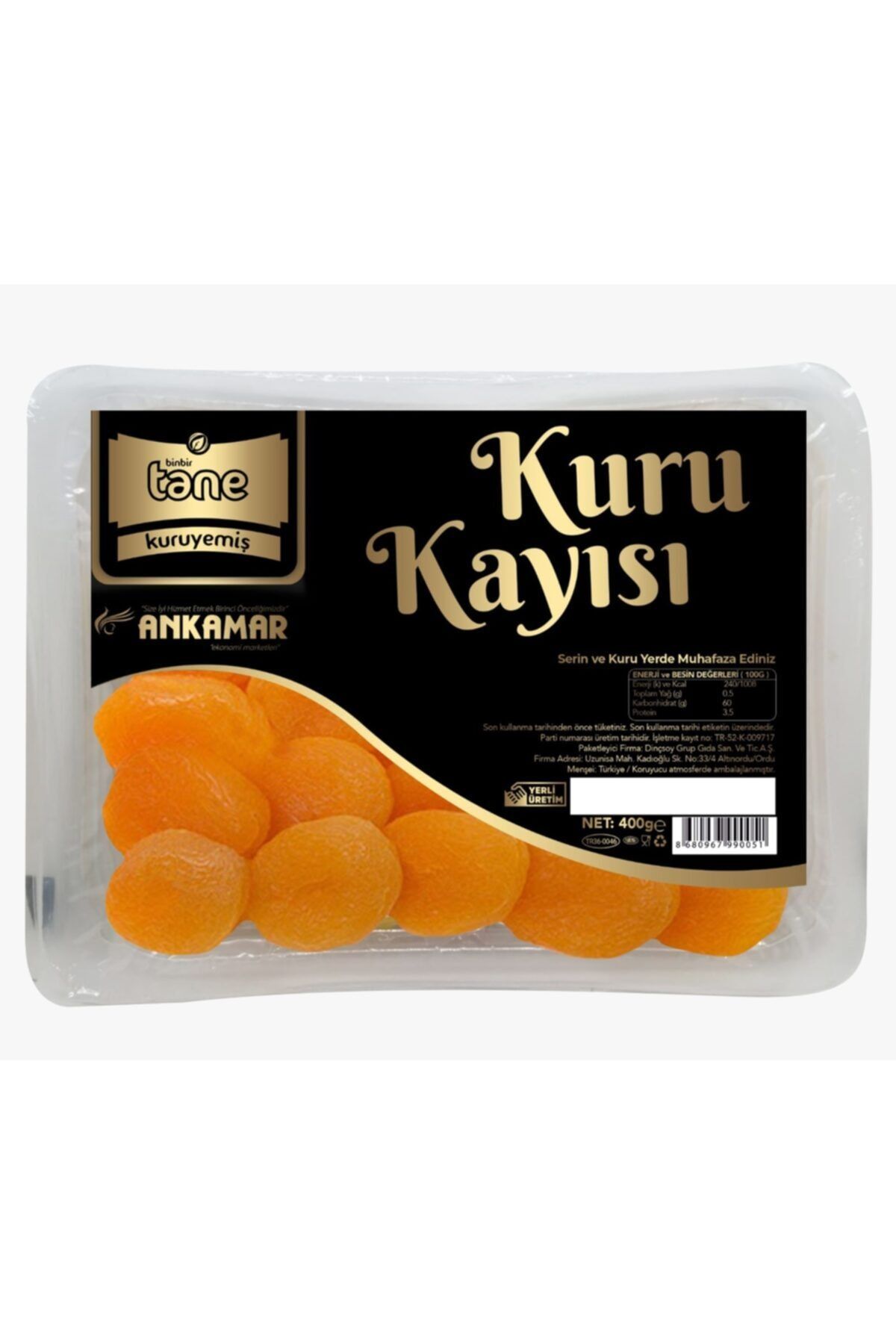 BİNBİRTANE Kuru Kayısı 400 gr