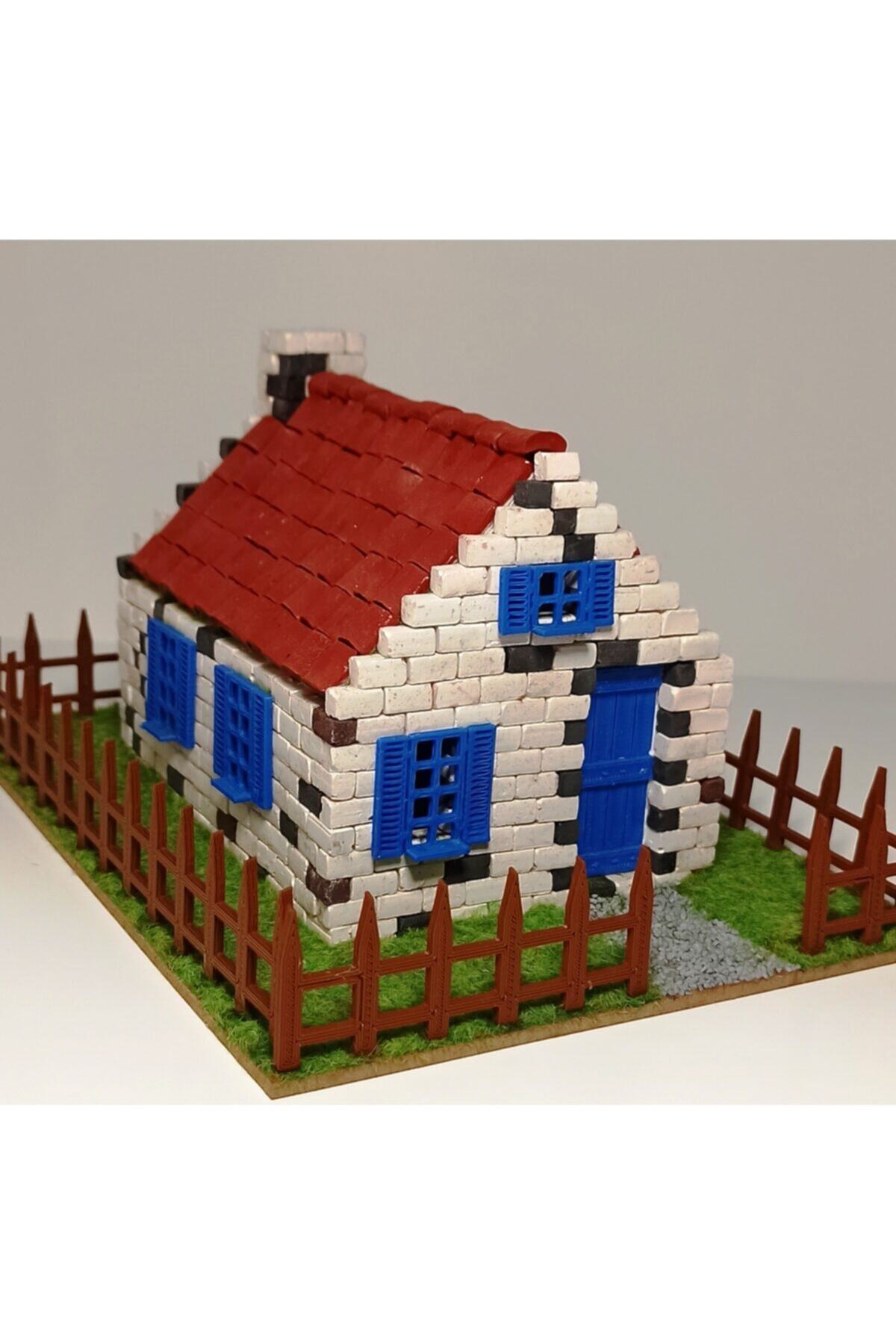 MİNİ HOBBY MAKET TAŞ YAPILAR Yayla Evi Minyatür Hobi Taş Maket