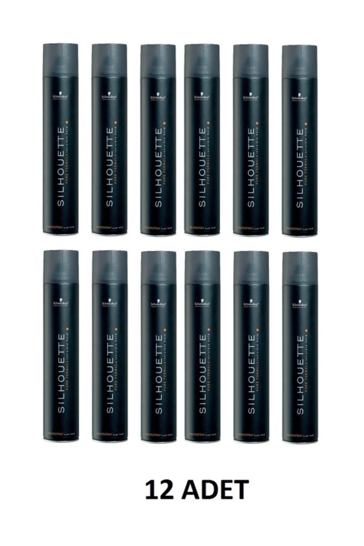 Silhouette 12x  Silhouette Süper Tutucu Sprey 500 ml