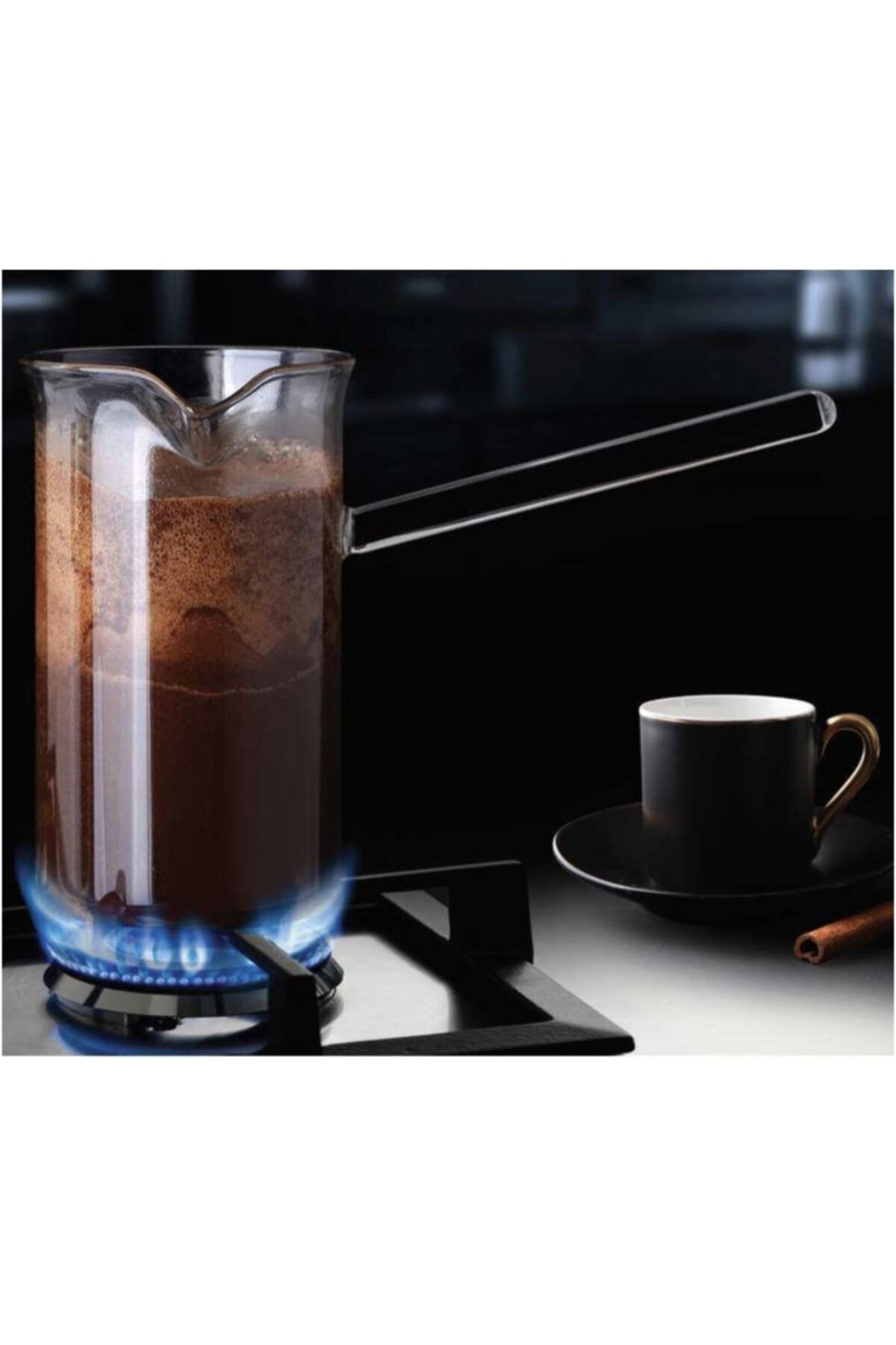 KOÇ AVM Borosilikat Cam Cezve 350ml