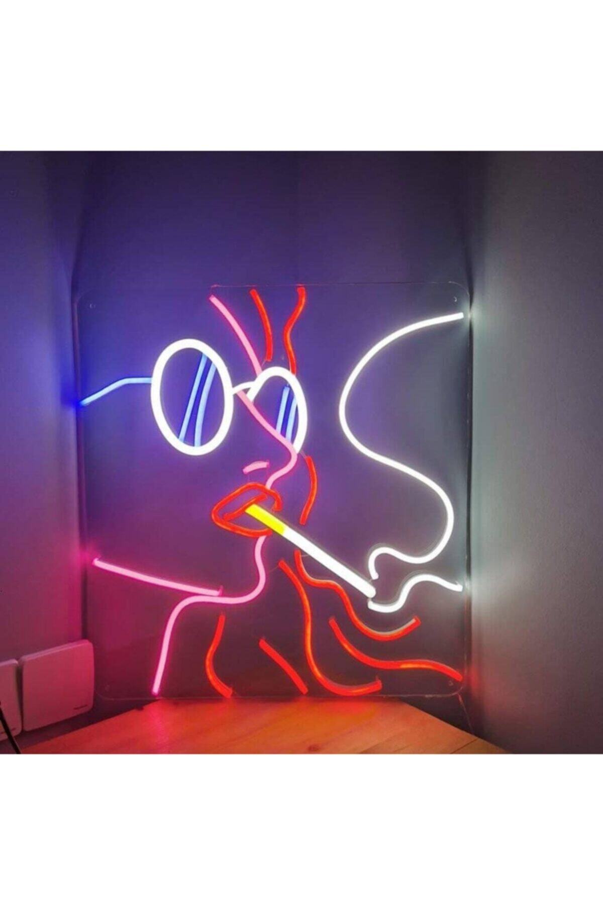 Tabelamis Girl Smoke Neon Led