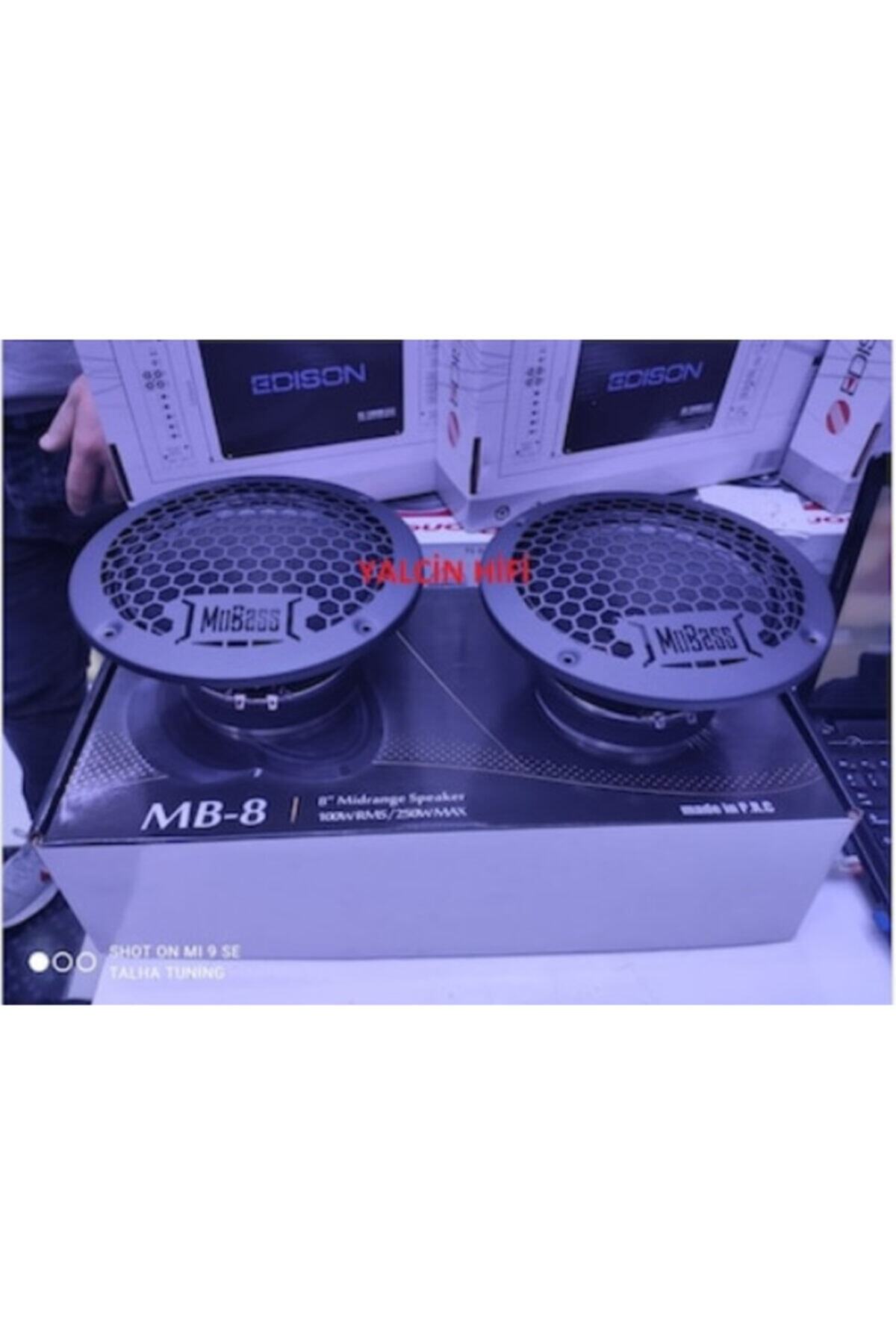 MOBASS Mb-8 20cm Çifti 500w 200rms 2021 Paper Cone Carbon Seri