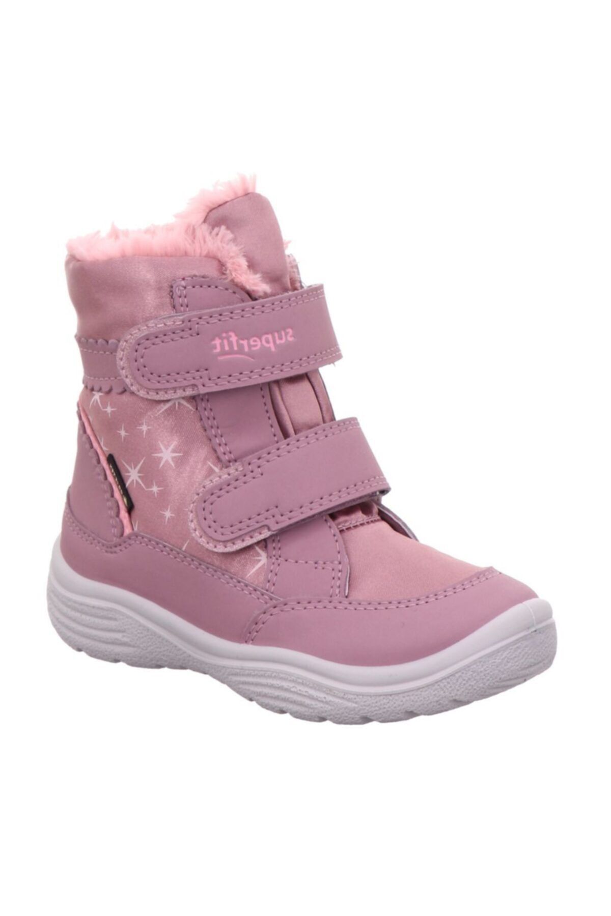 Superfit Çocuk Cırtlı Gore-tex Kar Botu,(medium/orta), Lila Kumaş