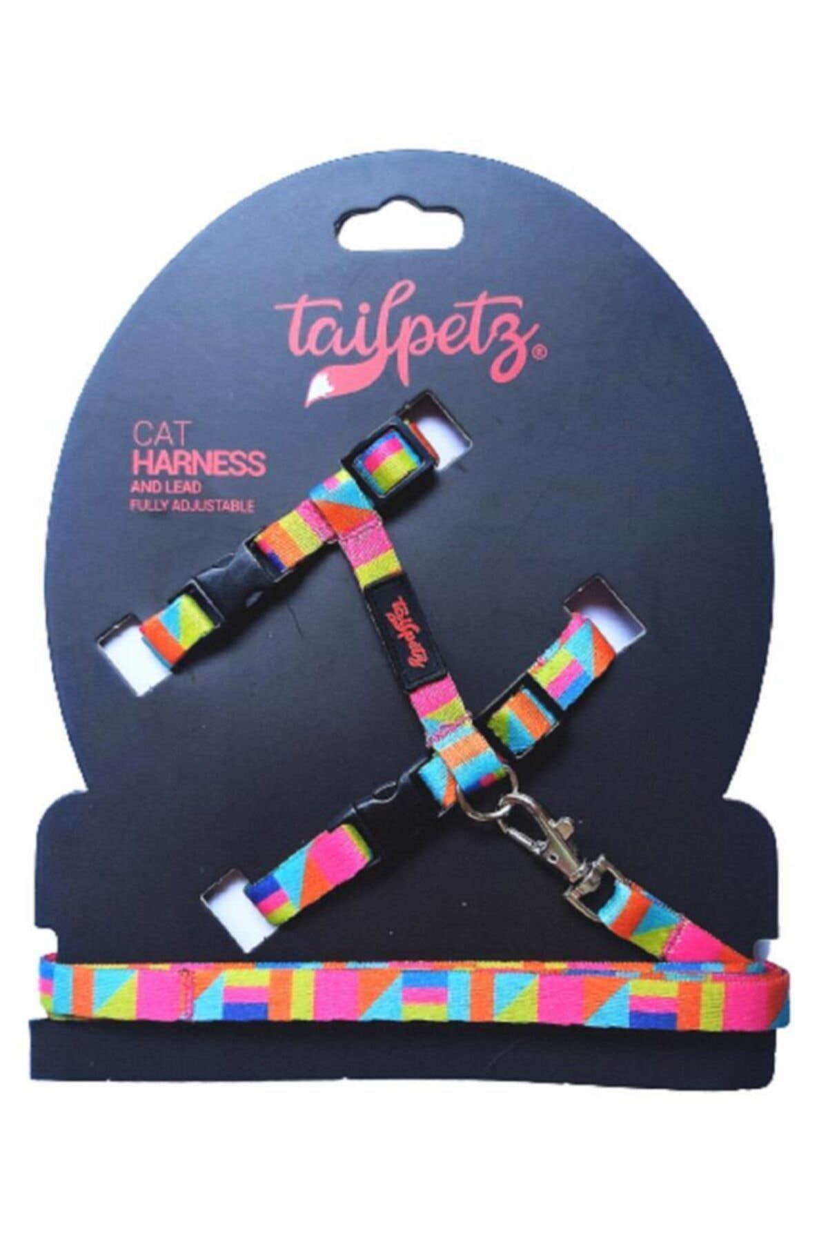 Tailpetz Cat Harnes Spirit Ayarlanır Kedi Gezdirme Takım Tasması