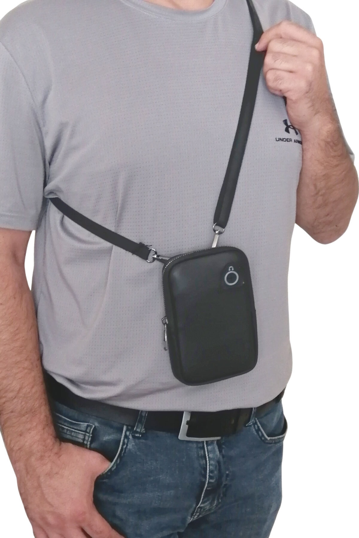 Lederax Hakiki Deri Kemer Ve Omuz Askılı Çanta