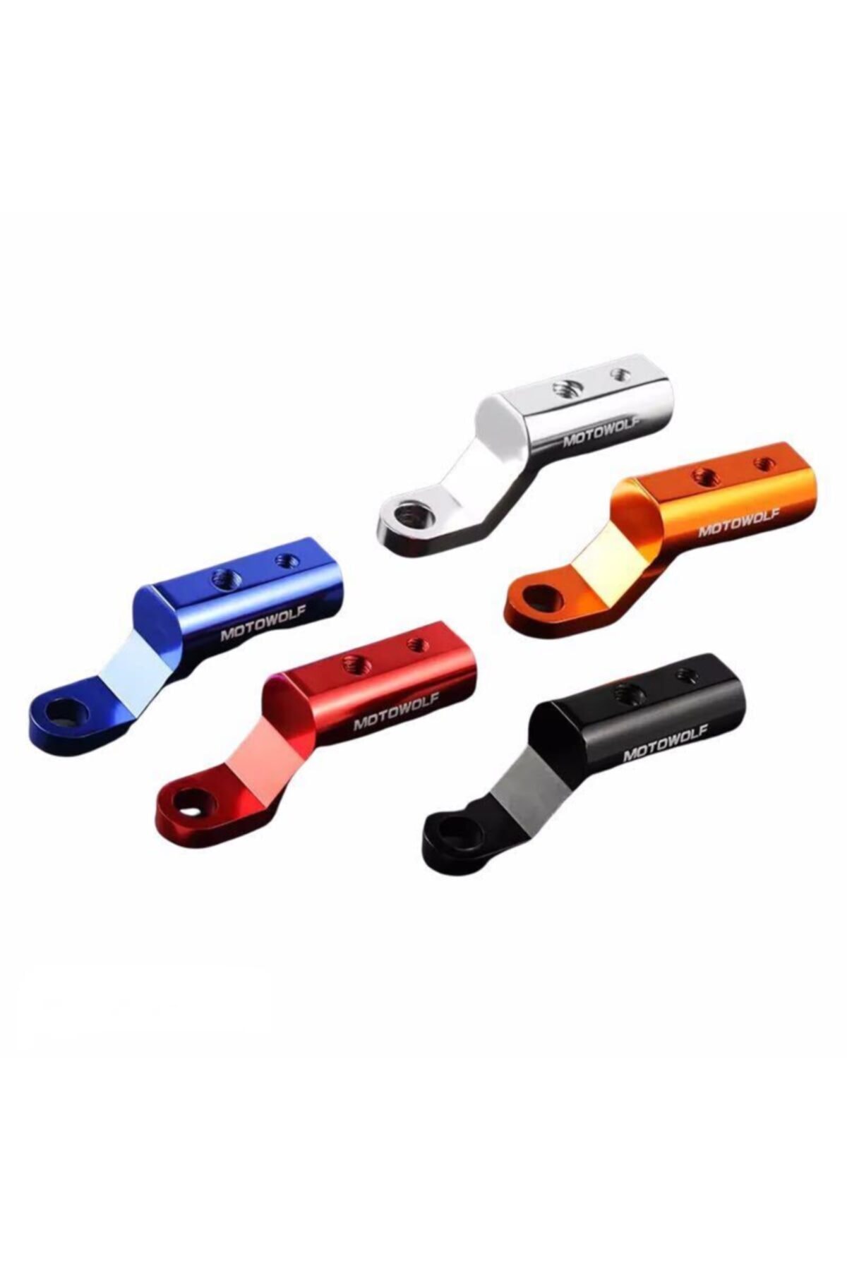 İLGİM STORE Motosiklet Ayna Gidon Bağlama Ek Aparat Kamera Bağlama Aparatı Renk Kırmızı