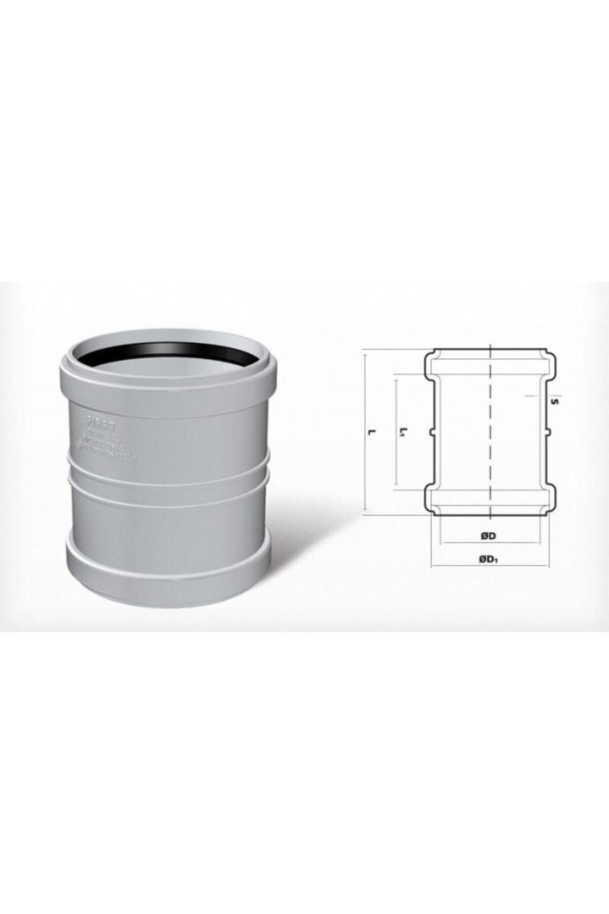 FIRAT Dublex Pvc Atık Su Borusu Pimaş Kayar Manşon 70 Mm.