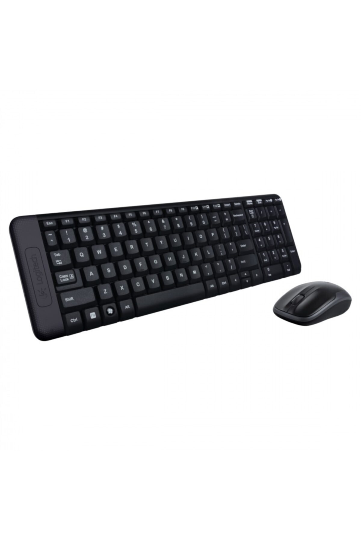 logitech Logıtech Mk220 Türkçe Kablosuz Siyah Q Klavye+mouse Set