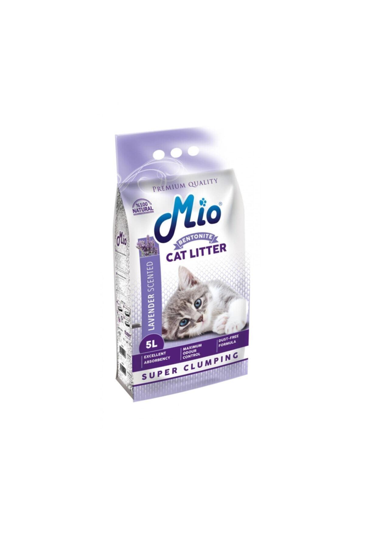 MİO Mio 5 Lt Lavanta Kokulu Ince Bentonit Kedi Kumu