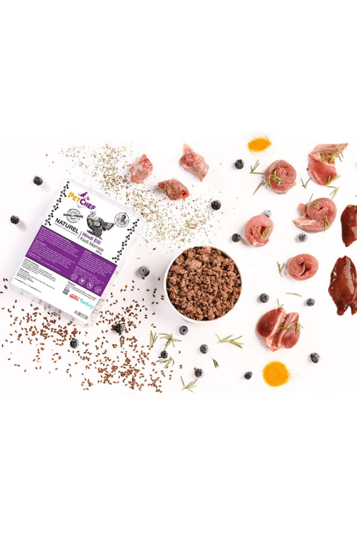 Petchef Naturel Hindi Etli Kedi Maması (500 GR)
