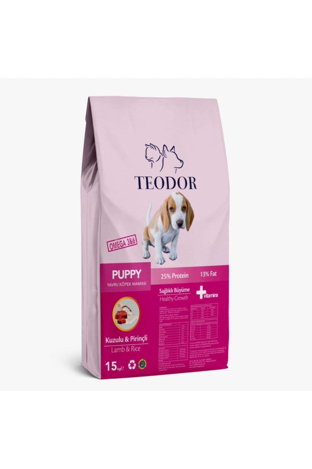 Teodor Kuzulu Pirinçli Yavru Köpek Maması