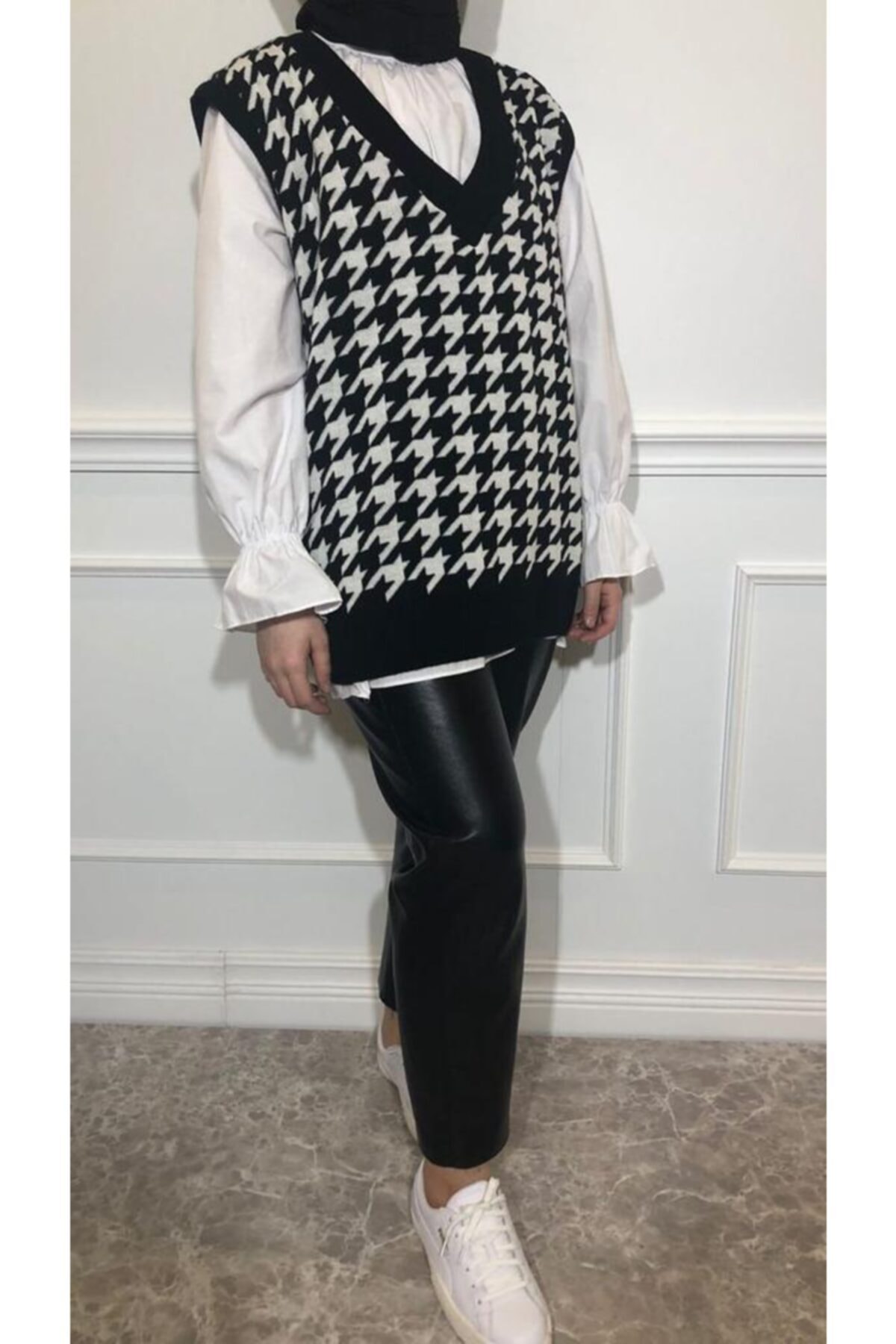 BOOHOO Kadın Siyah Süveter