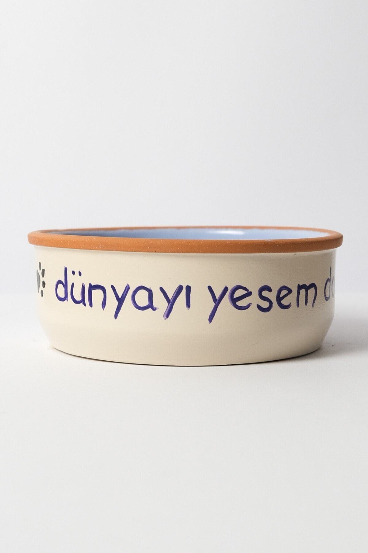 Asortika El Yapımı Kedi Mama Kabı Maniac Cup