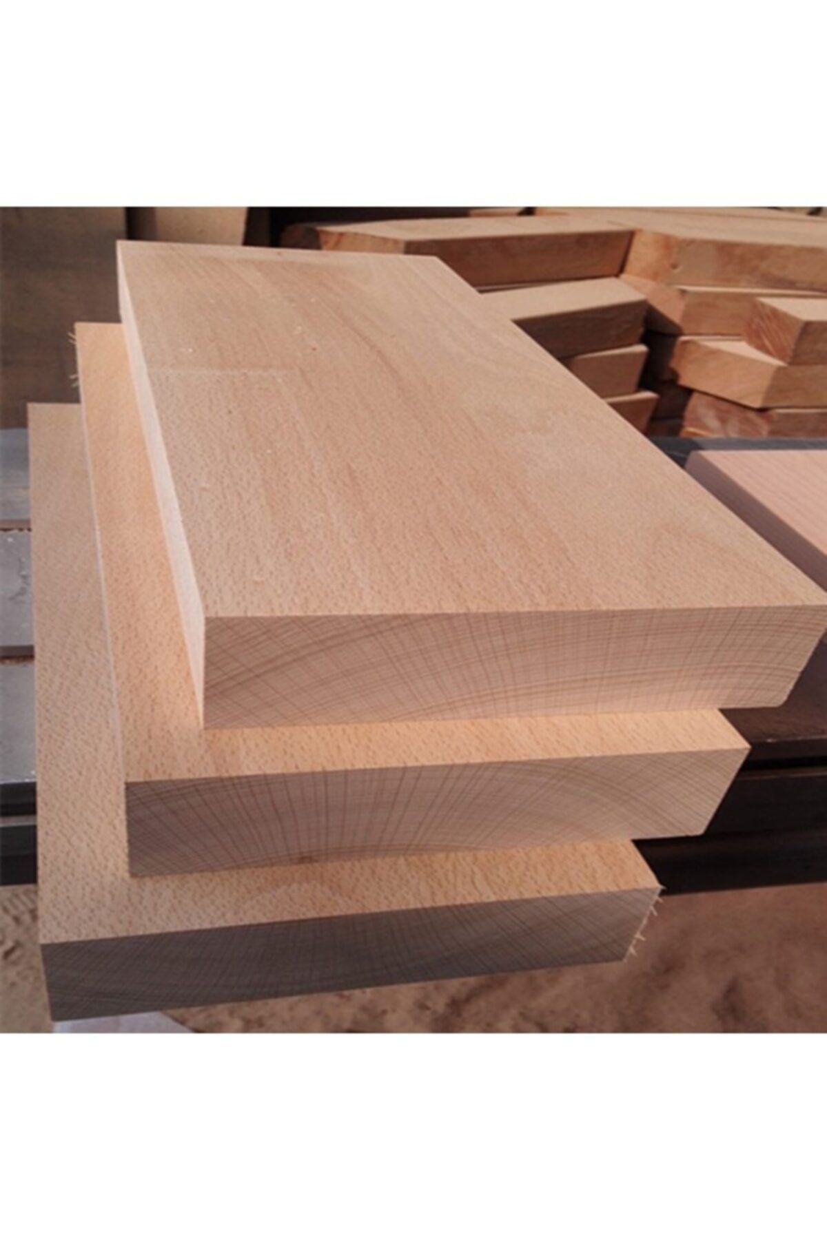 ecsahşap Kayın Ahşap Çıta, Taslak, Tahta, Blok Ve Kereste (4,5x9x200 Cm 1 Adet)