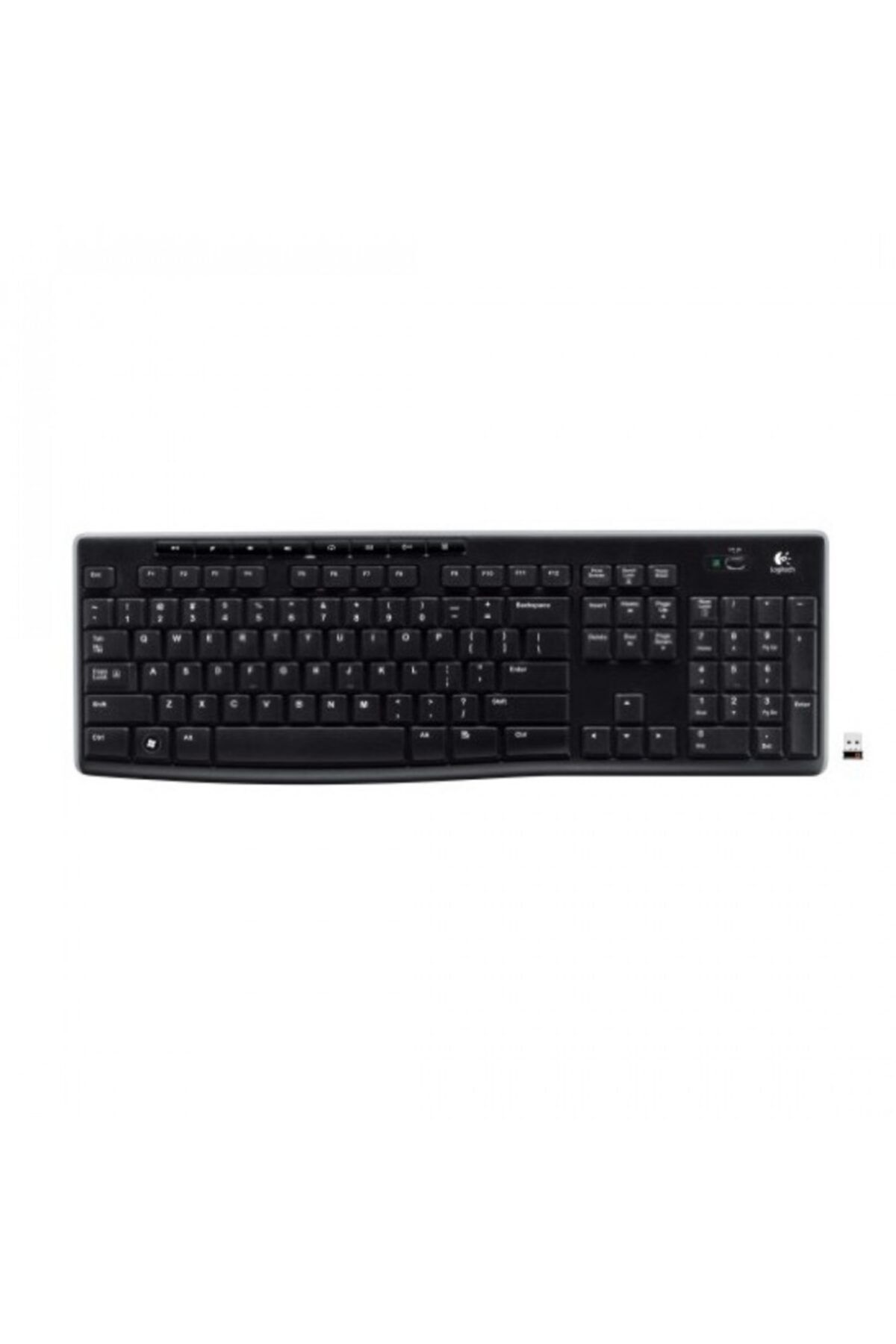 logitech Logıtech K270 Kablosuz Q Trk Siyah Multimedya Klavye 920-003761