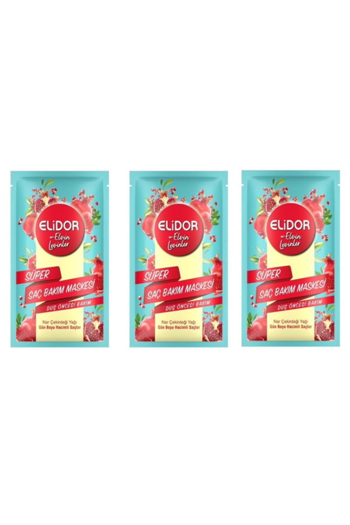 Elidor Saç Bakım Maskesi Hacimli Saçlar 30 Ml X3