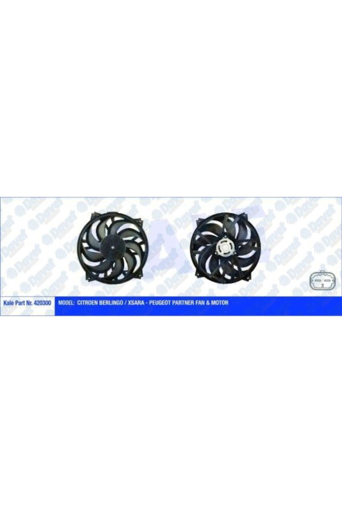 Parçafoni Fan Motoru Peugeot Berlıngo / Xsara - Partner 350w 385mm Fan-motor