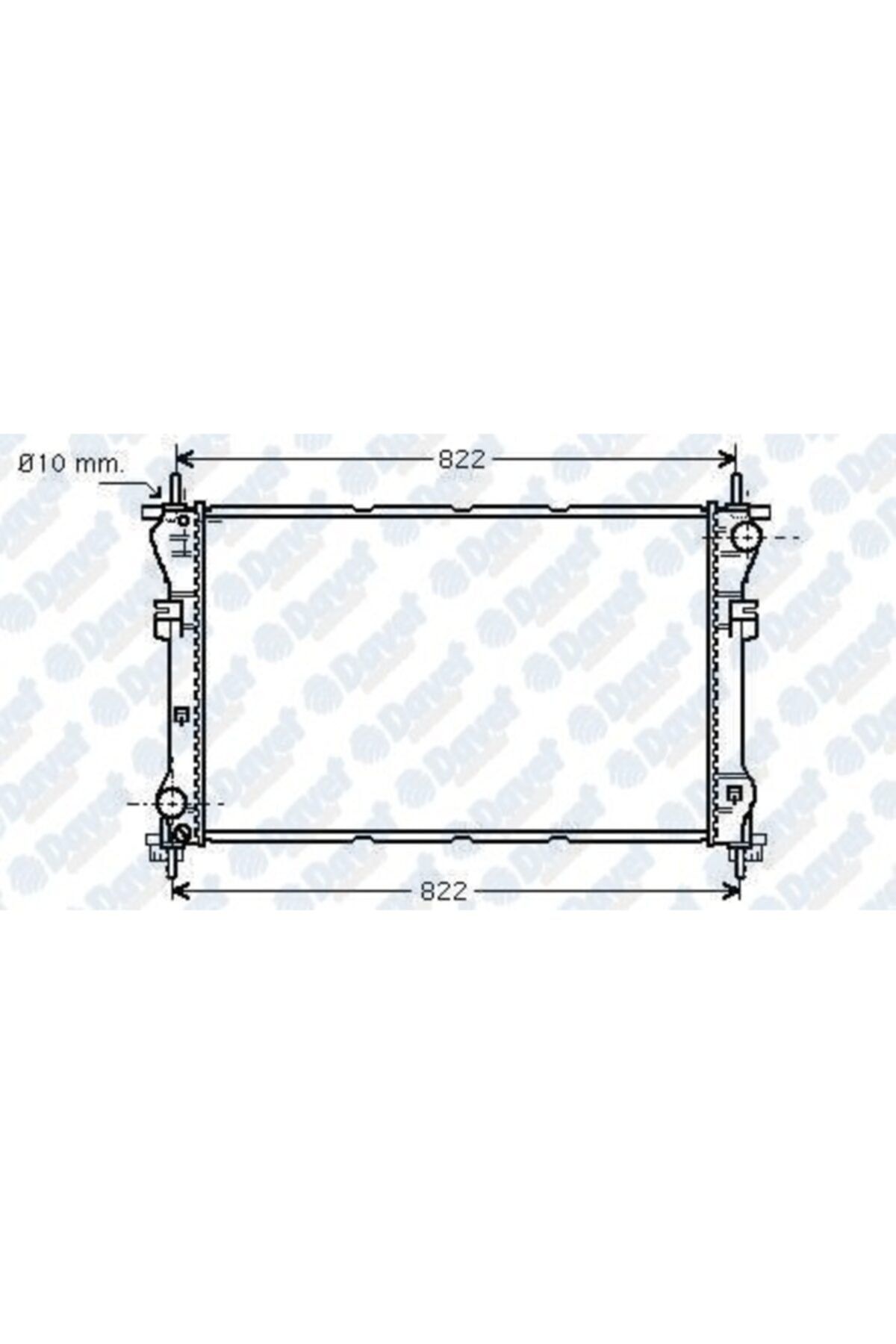 Parçafoni Su Radyatoru Transıt 2.4d-2.4t Dcı 00 Ac+klımasız+mek 770x378x26 Al/pl/brz