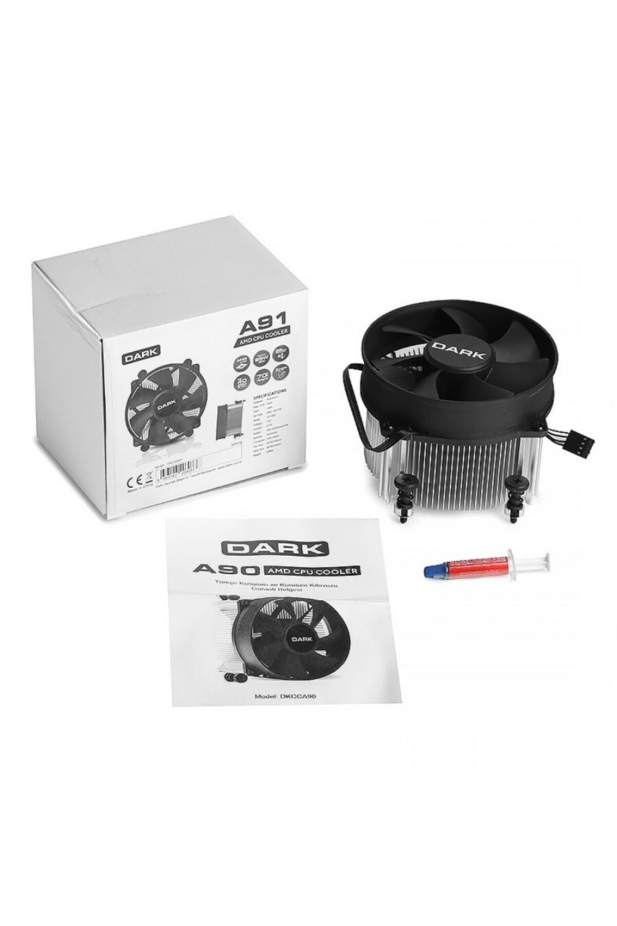 Dark 92mm A91 Dkcca91 Hava Soğutmalı Amd Işlemci Fanı