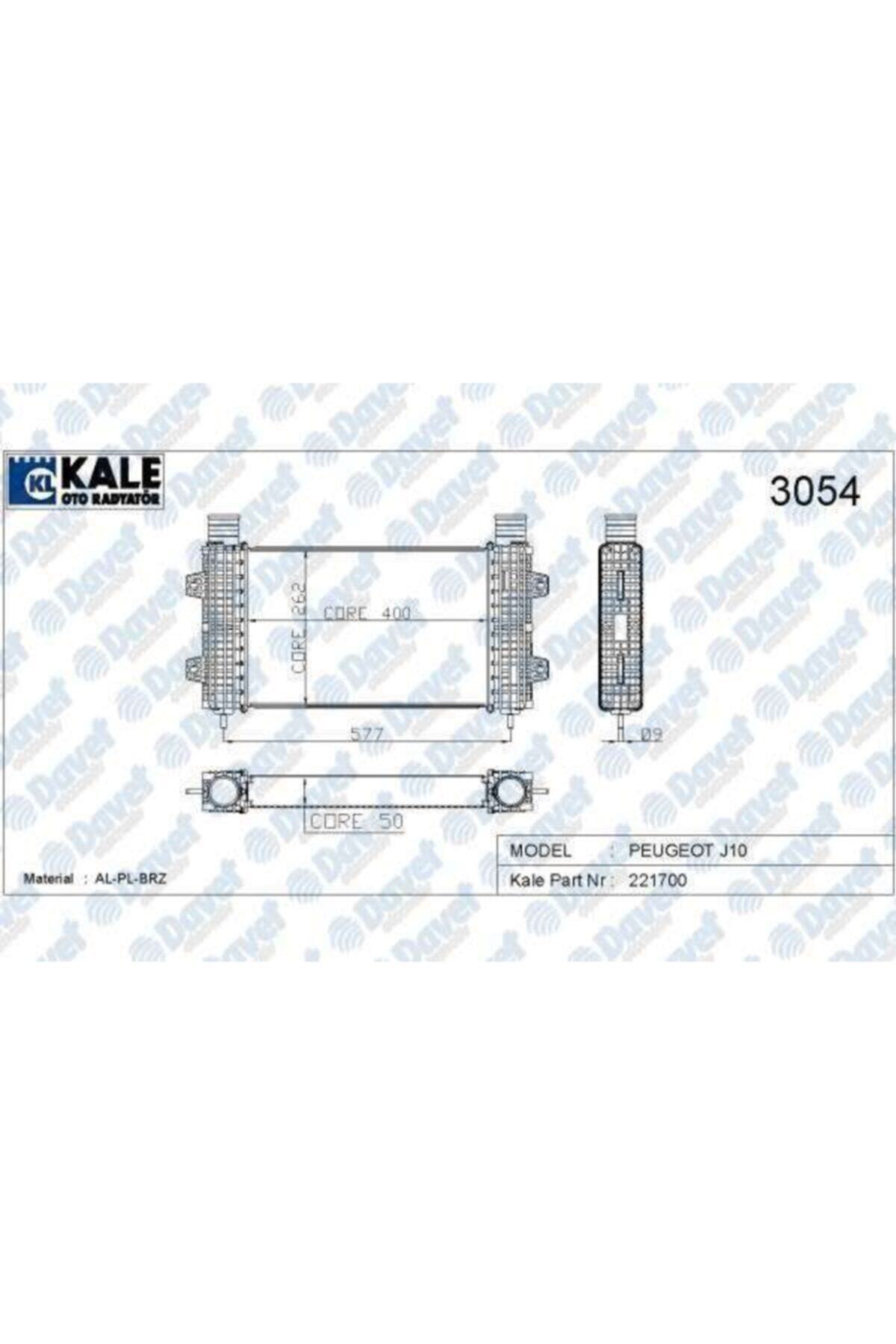 Parçafoni Turbo Radyatoru Intercooler J10 Al/brz