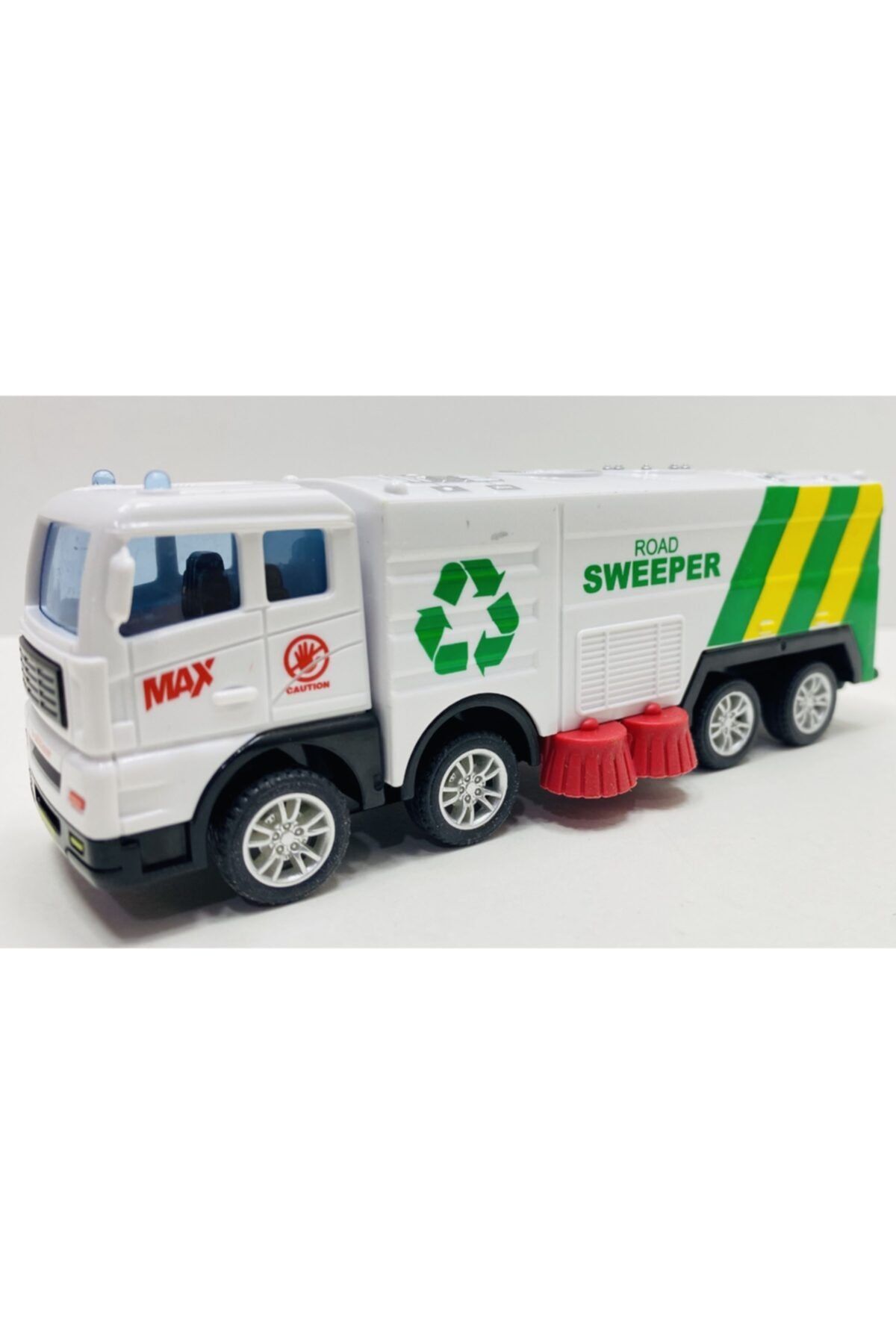 toysandmore Çöp Temizlik Kamyonu Oyuncak Sürtmeli 16 cm
