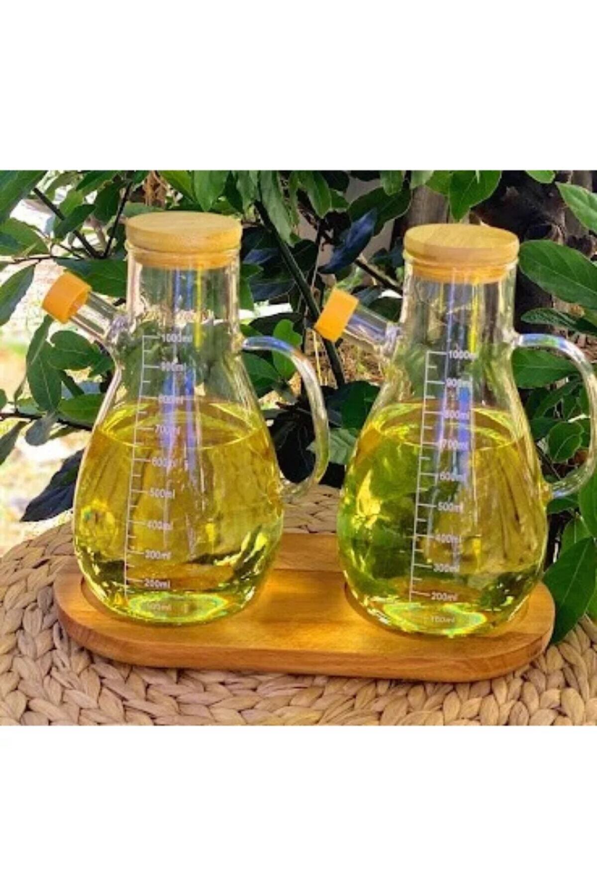ZADE HOME 1000 Ml Cam Yağdanlık Mssü007