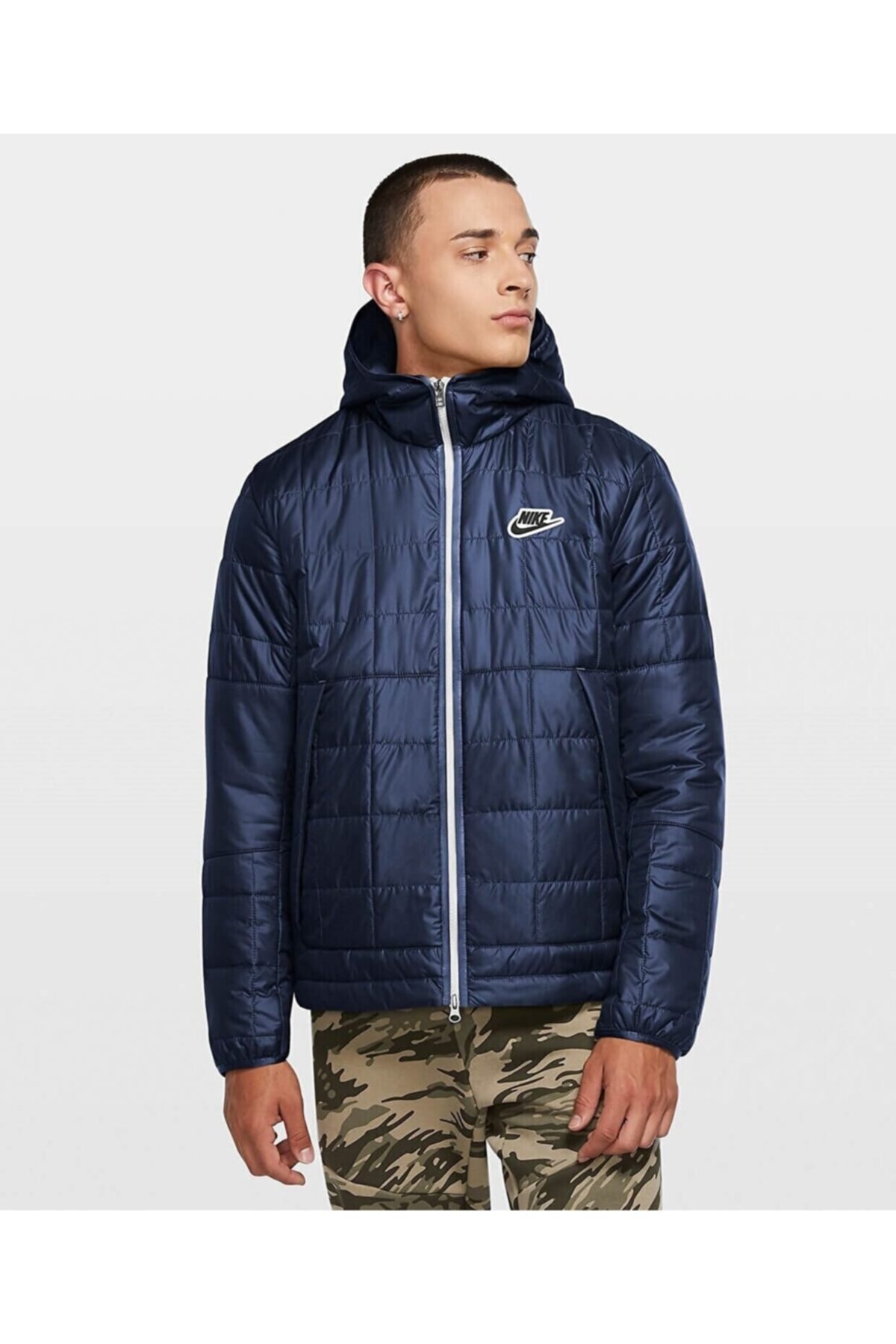 Nike Sportswear Synthetic Hoodie Erkek Mont Cu4422-410