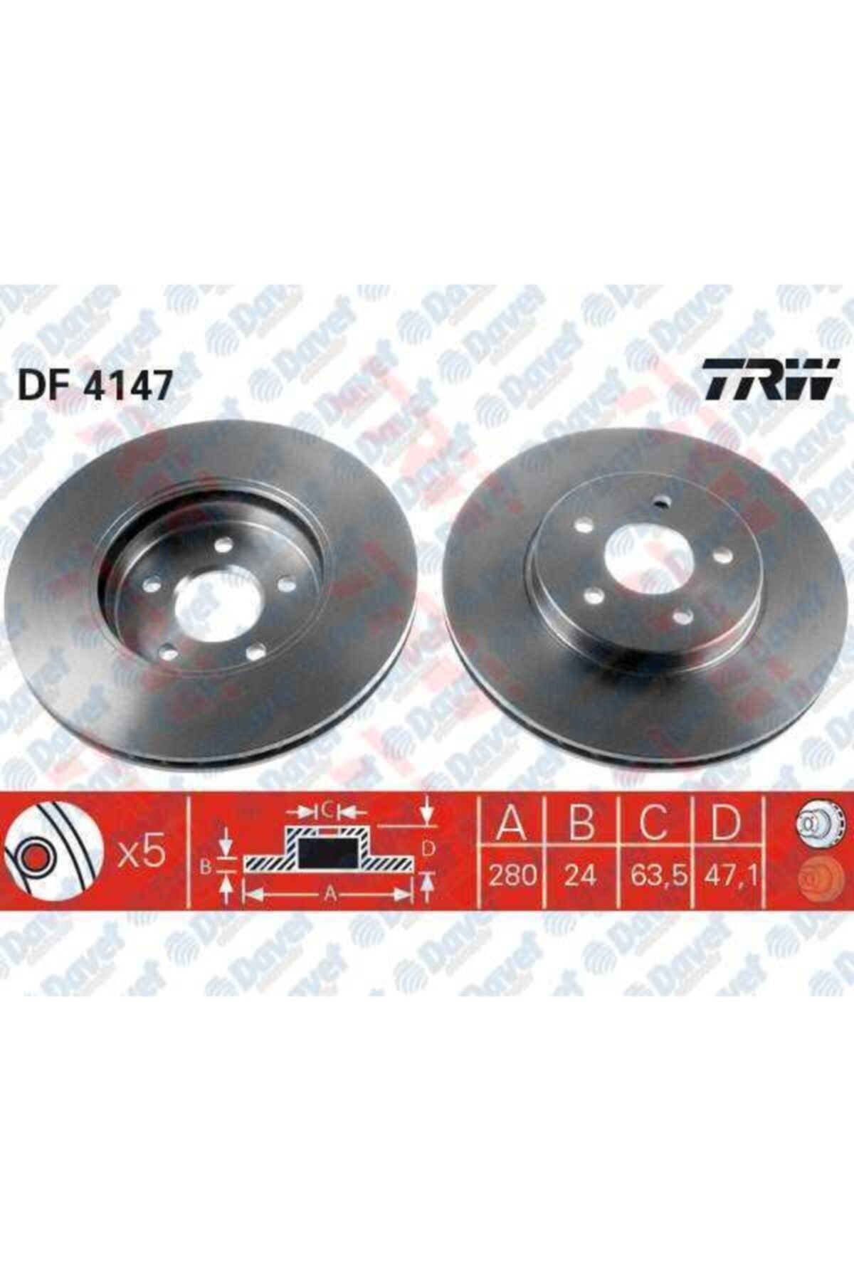 Parçafoni Fren Dıskı On Havalı 300mm Mondeo Iıı 00-07