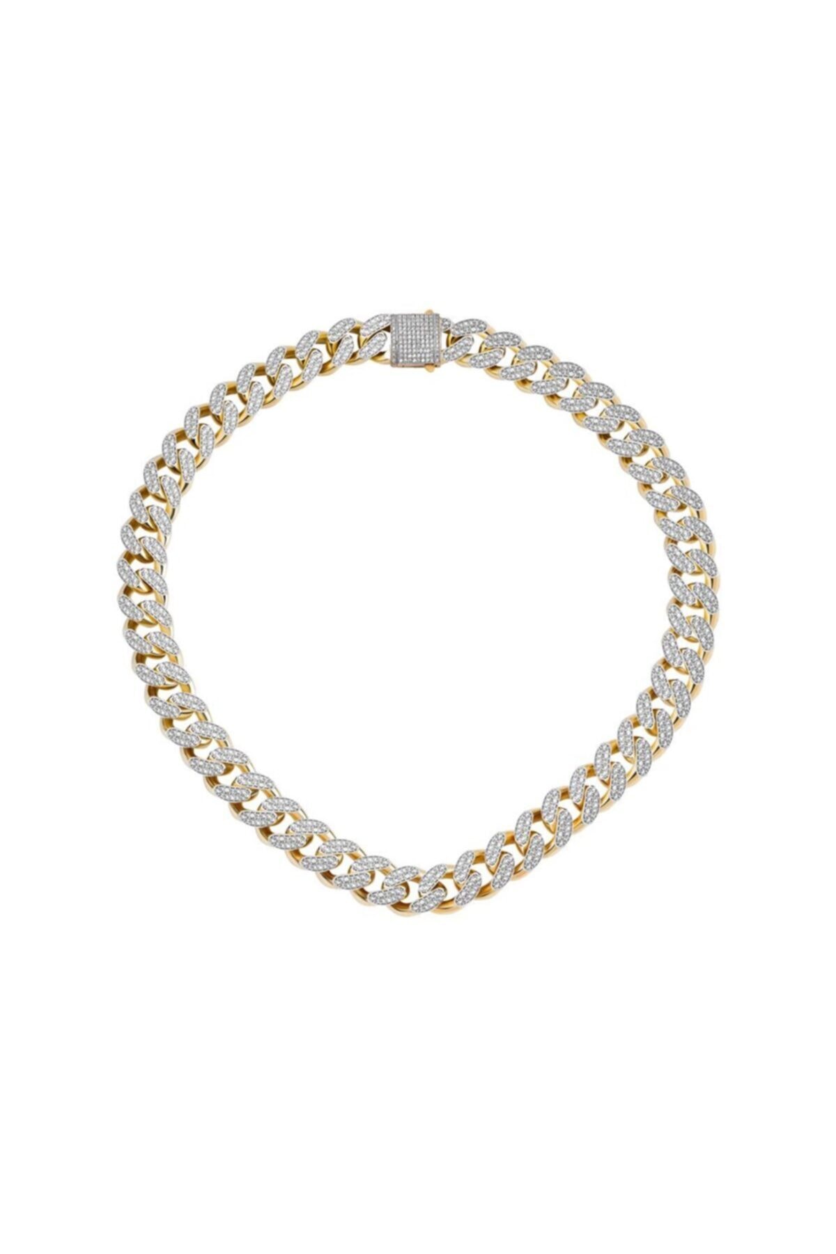 Ema Jewellery Taşlı Altın Gurmet Kolye